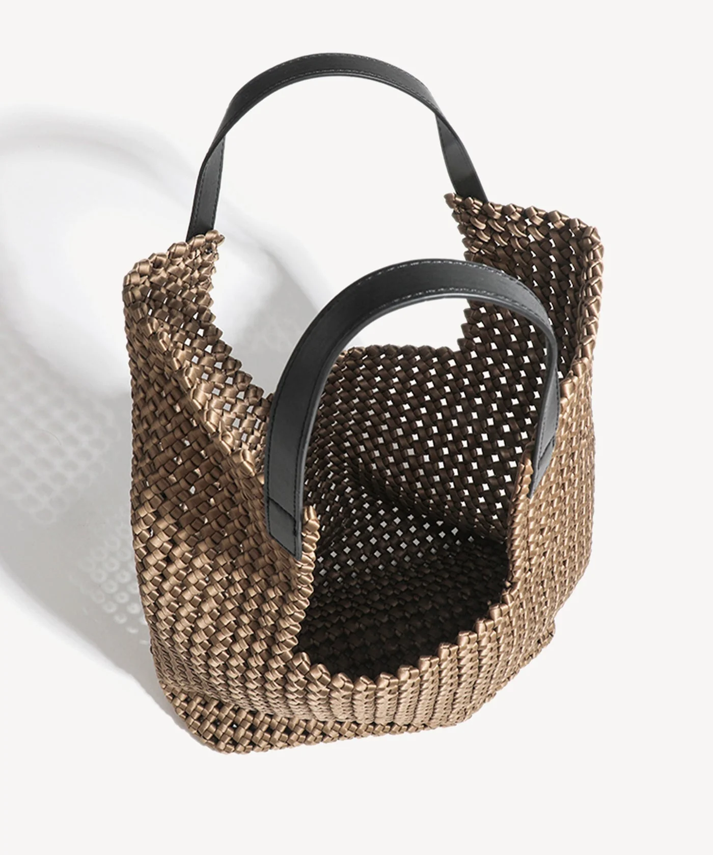 2 PCs Set Woven Large Handle Bag - Image 10