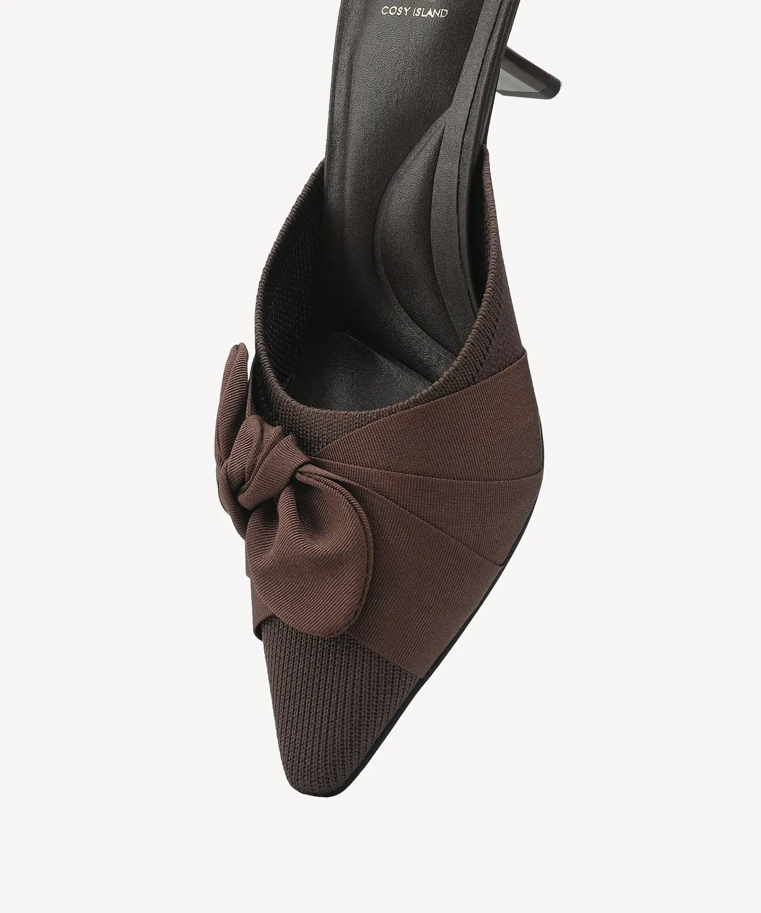 BelleKnot Pointed Toe Heeled Mule - Image 4