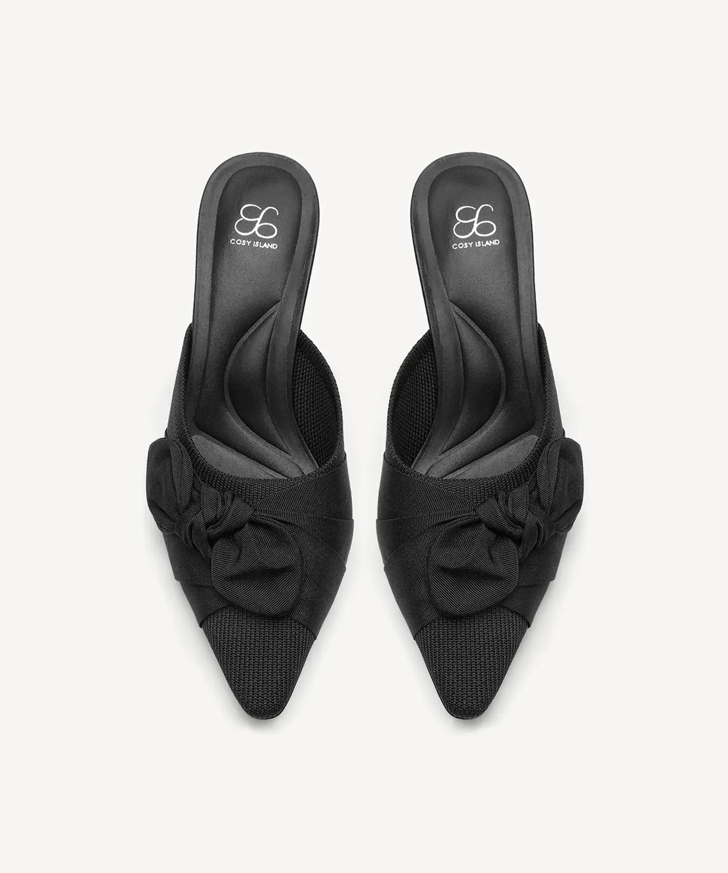 BelleKnot Pointed Toe Heeled Mule - Image 14