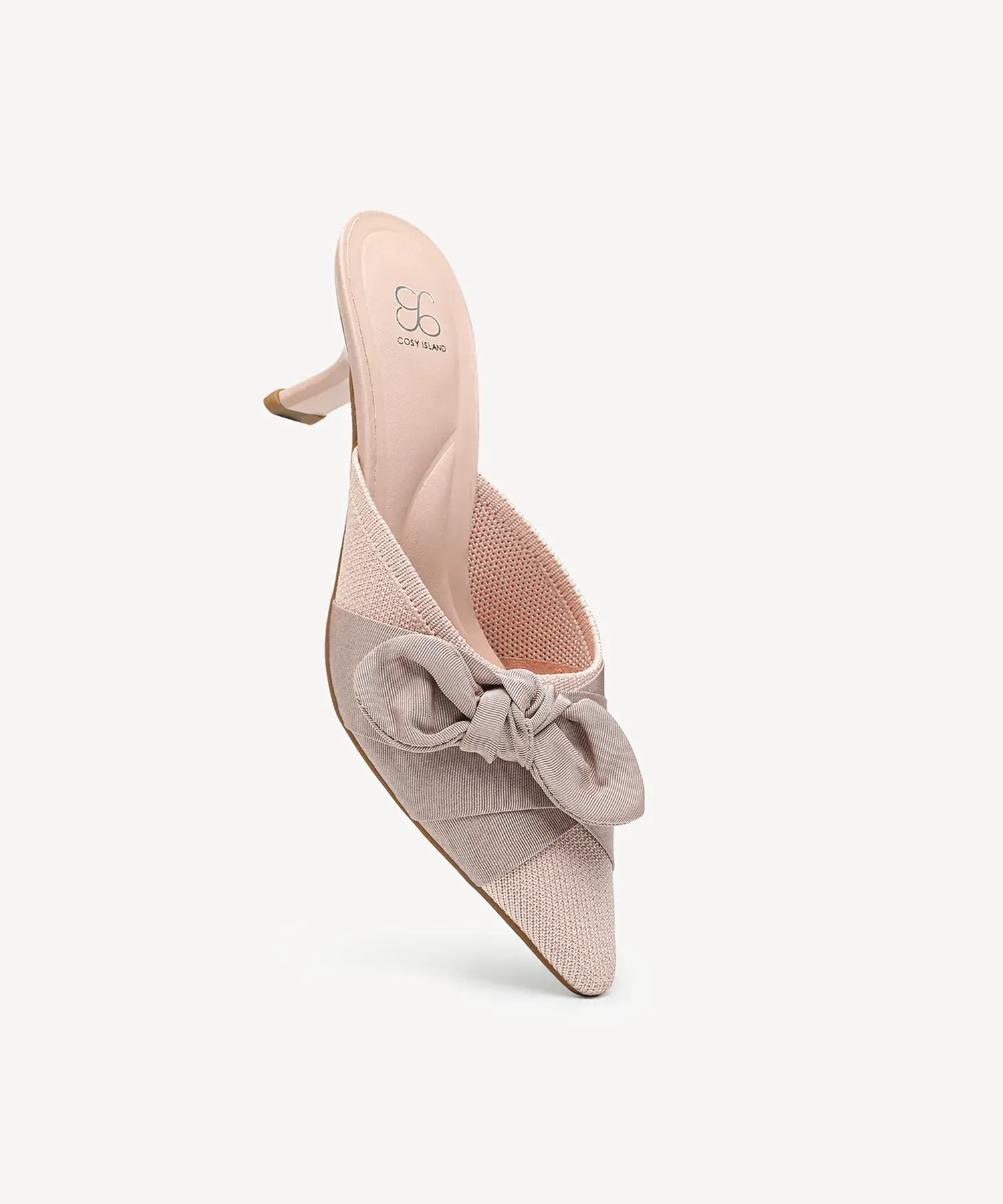 BelleKnot Pointed Toe Heeled Mule - Image 9