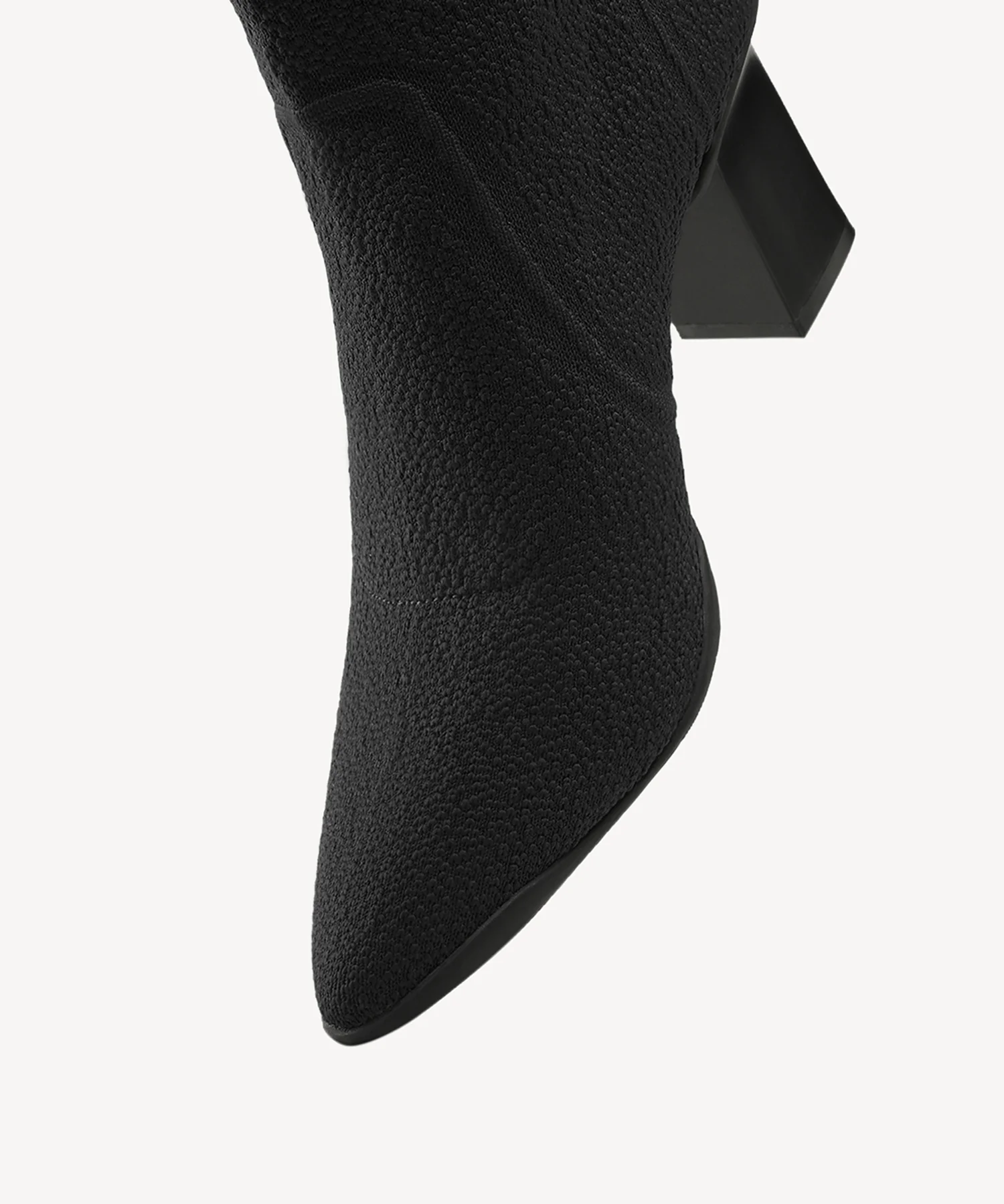 BelleVoyage Block Pointed Toe Heeled High Boot - Image 10