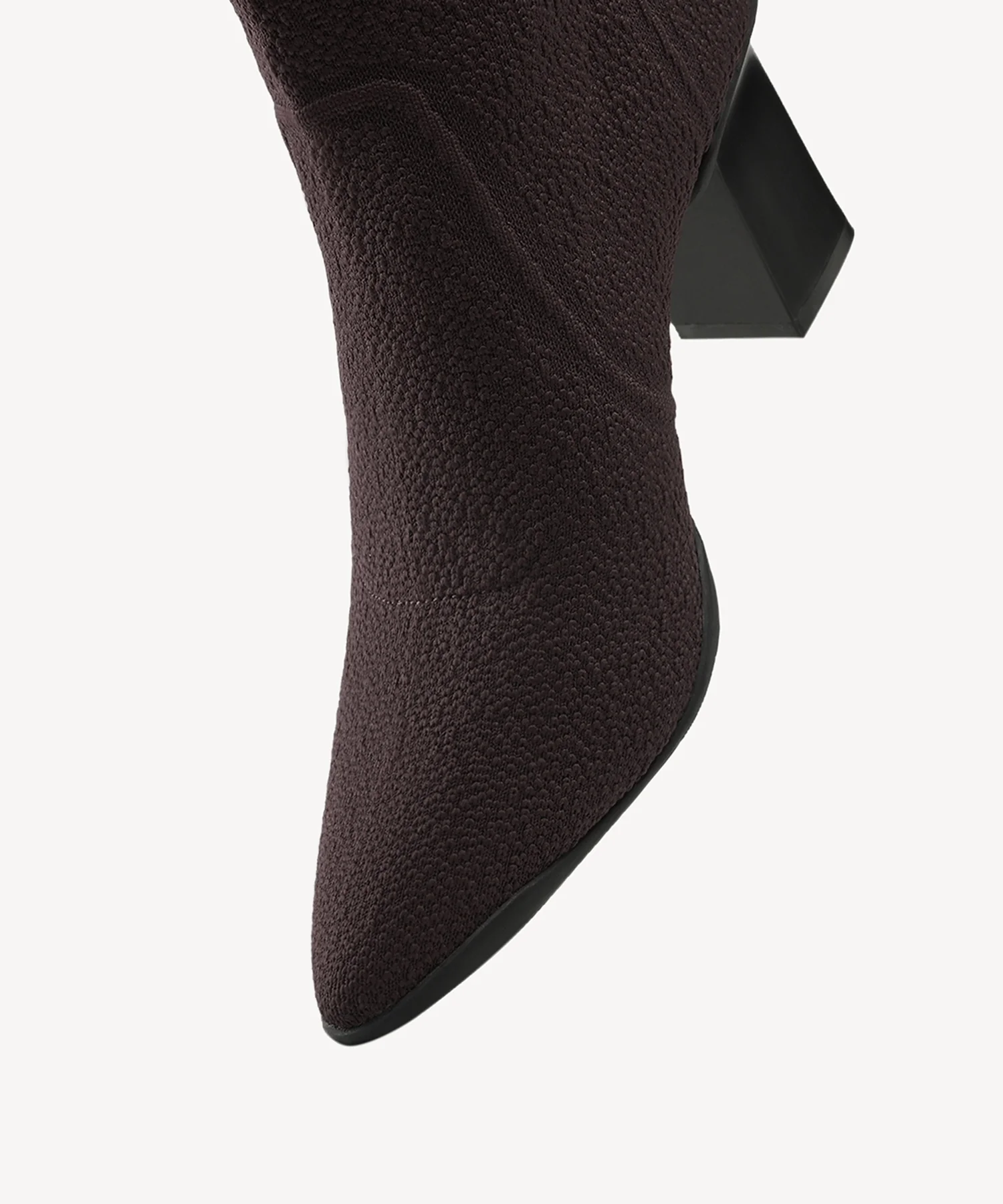 BelleVoyage Block Pointed Toe Heeled High Boot - Image 16