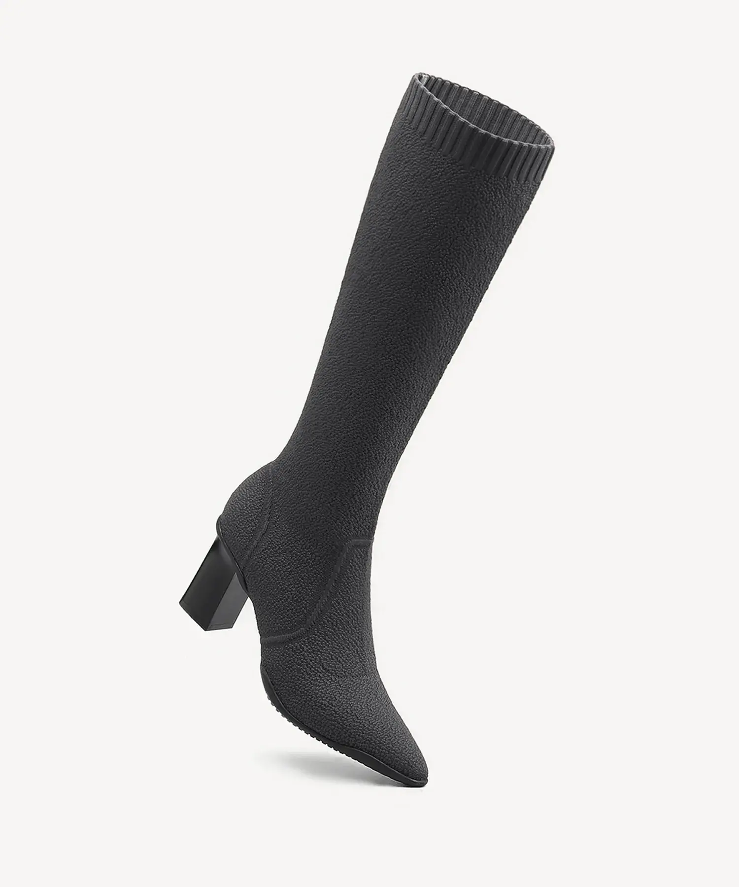 BelleVoyage Block Pointed Toe Heeled High Boot - Image 21