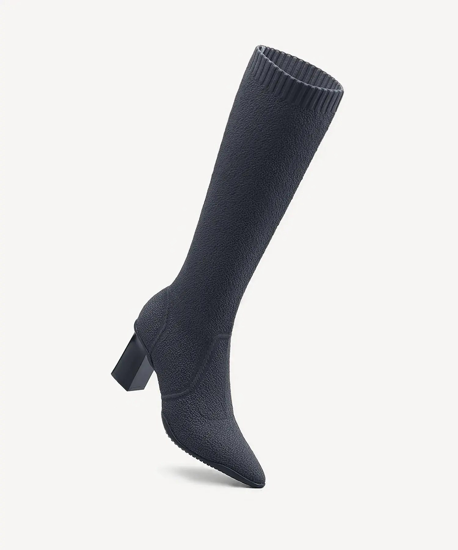 BelleVoyage Block Pointed Toe Heeled High Boot - Image 27