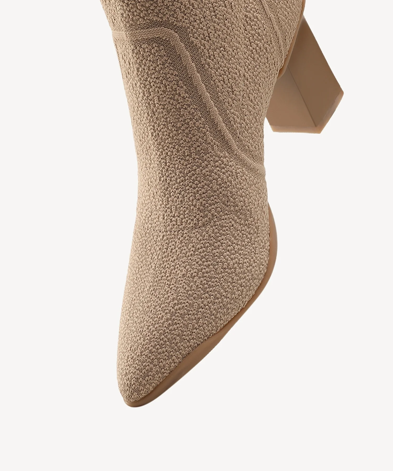 BelleVoyage Block Pointed Toe Heeled High Boot - Image 34