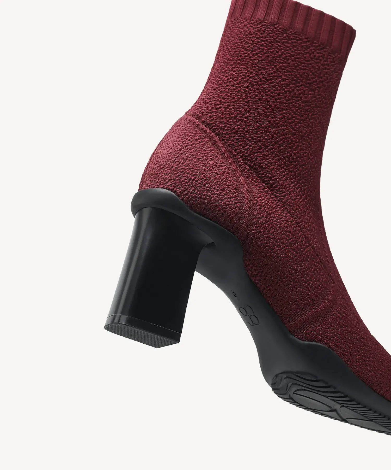 BelleVoyage Block Pointed Toe Sock Ankle Boot - Image 17