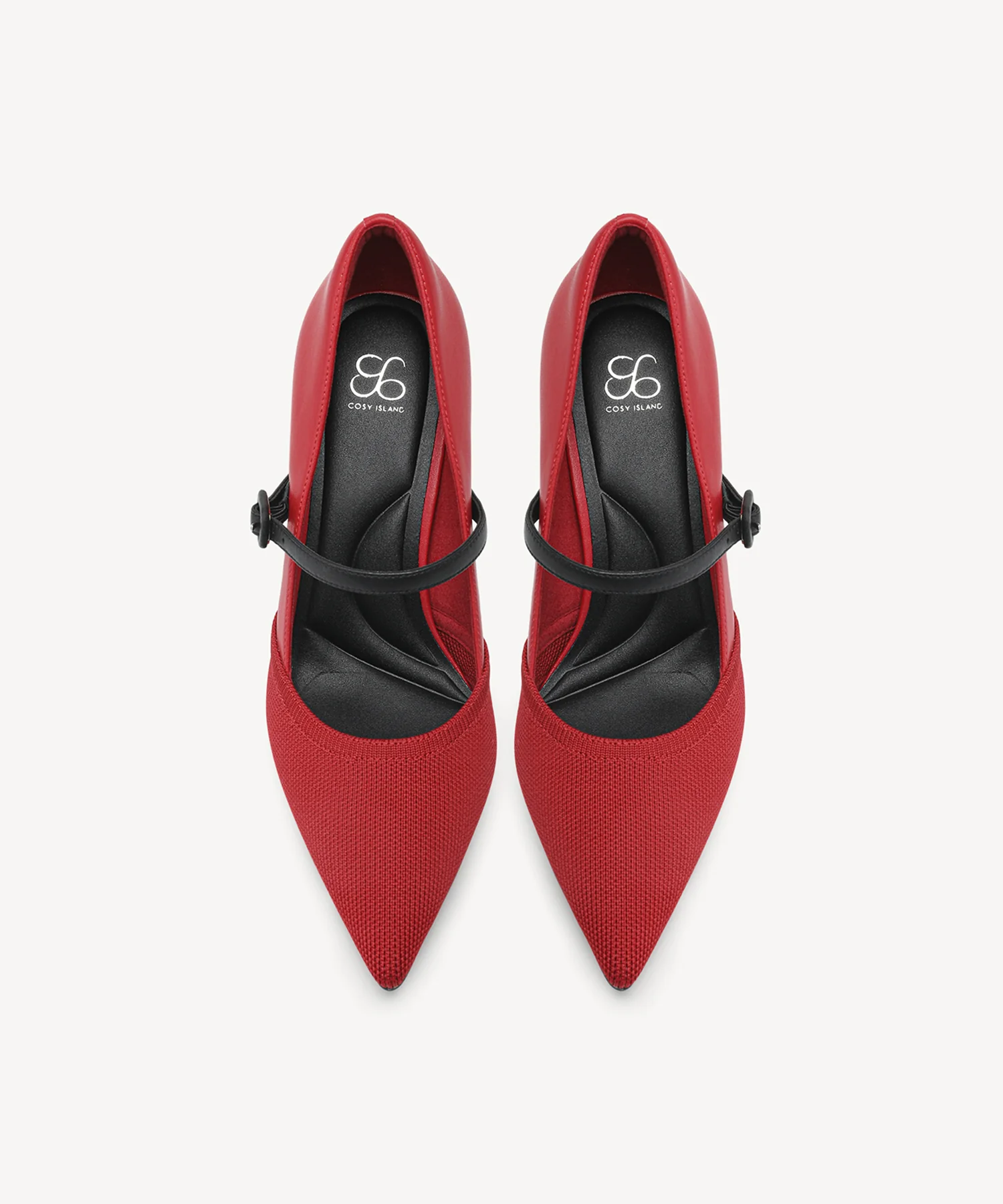 Bicolor Grace Pointed Toe Heeled Pump - Image 33