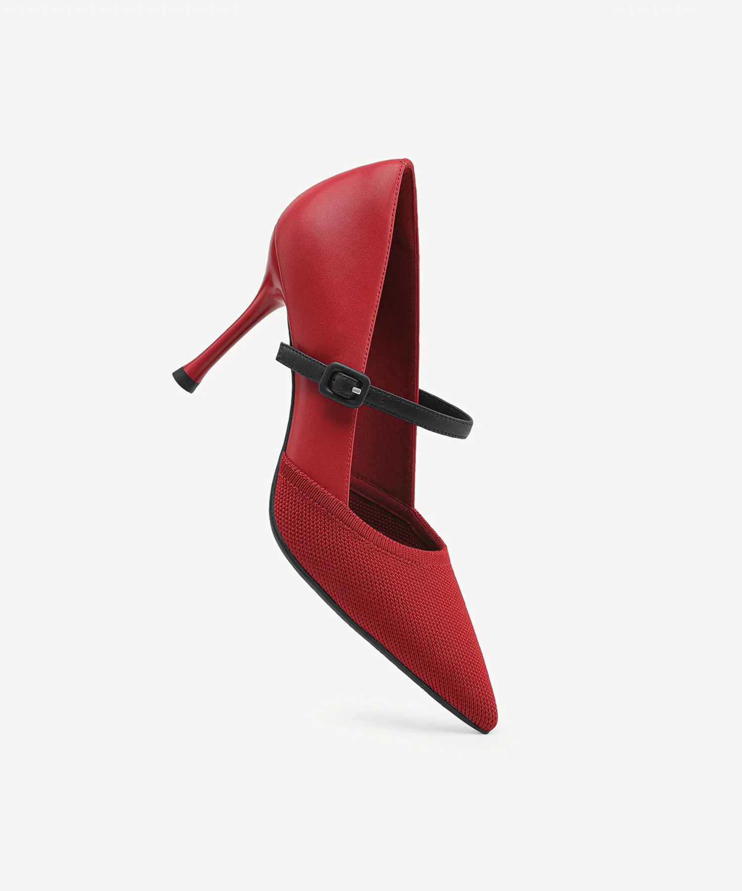 Bicolor Grace Pointed Toe Heeled Pump - Image 34