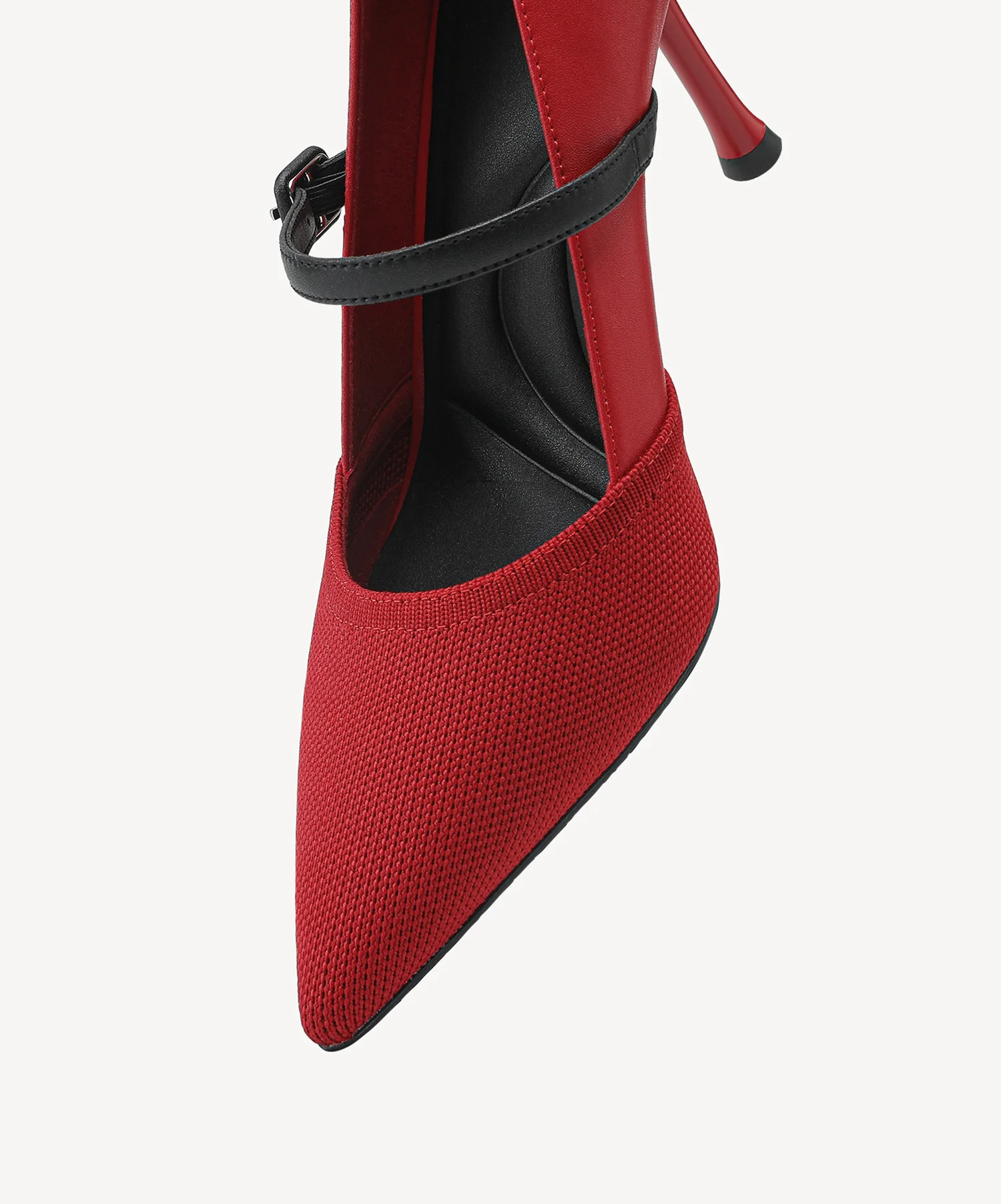 Bicolor Grace Pointed Toe Heeled Pump - Image 35