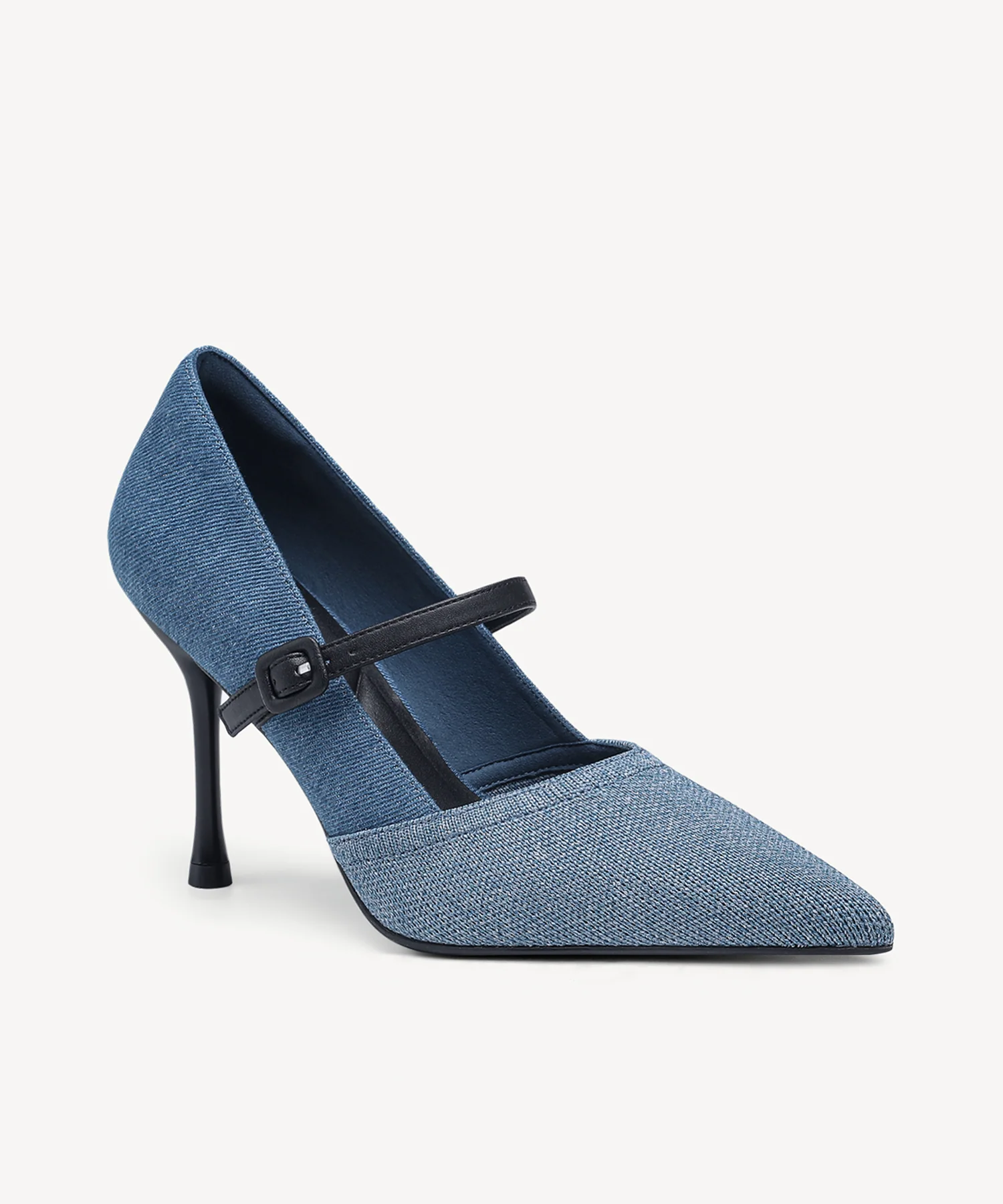 Bicolor Grace Pointed Toe Heeled Pump - Image 38
