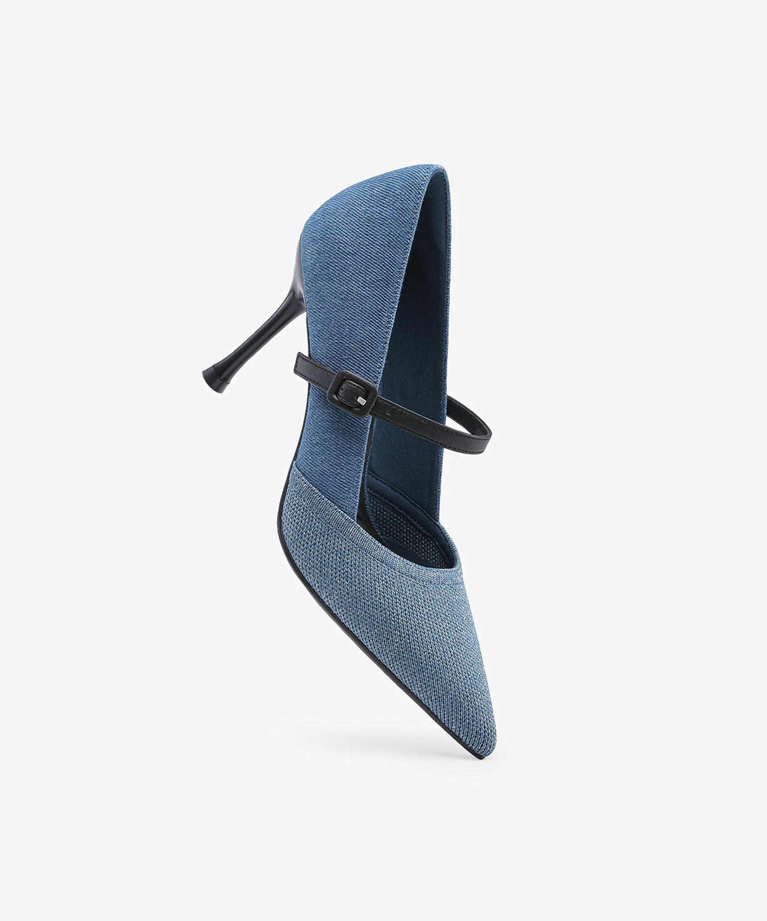 Bicolor Grace Pointed Toe Heeled Pump - Image 40
