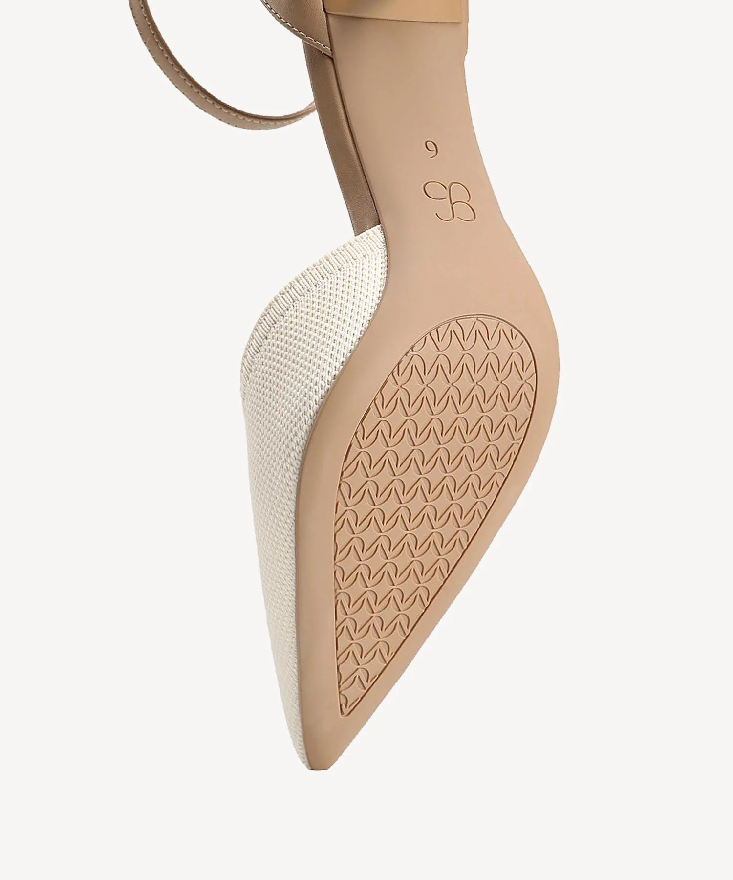 Bicolor Strapped Pointed Toe Stiletto Pump - Image 6