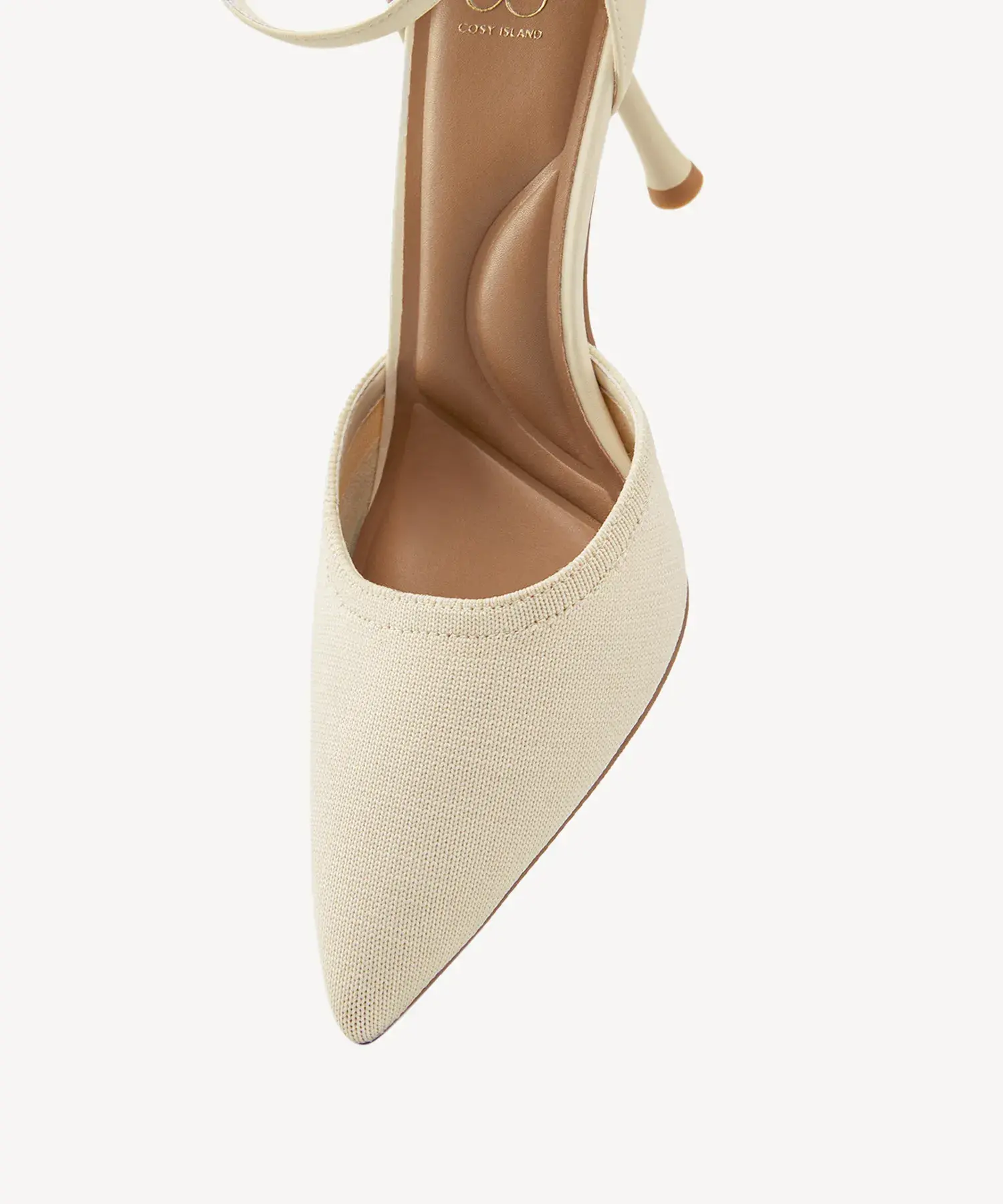 Bicolor Strapped Pointed Toe Stiletto Pump - Image 29