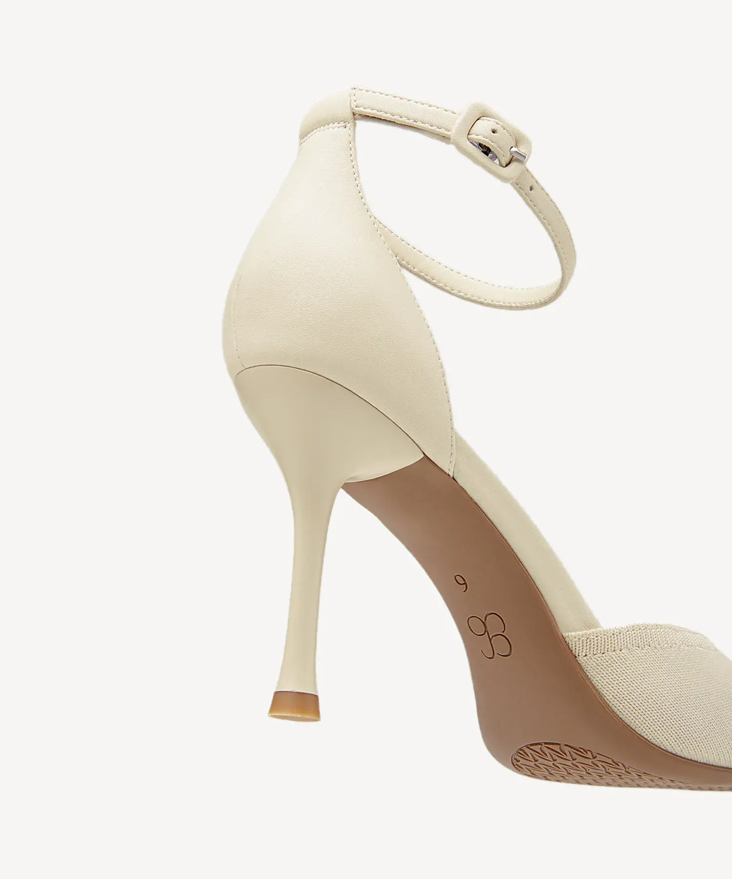 Bicolor Strapped Pointed Toe Stiletto Pump - Image 30