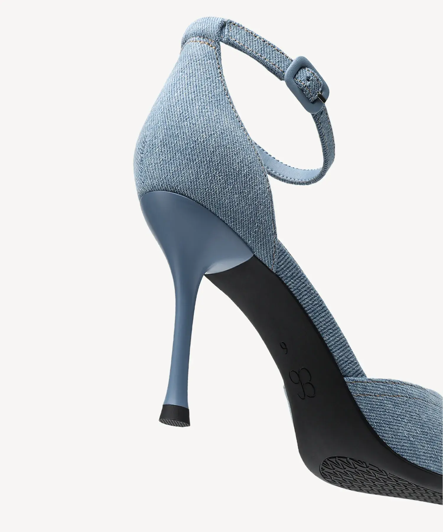 Bicolor Strapped Pointed Toe Stiletto Pump - Image 36