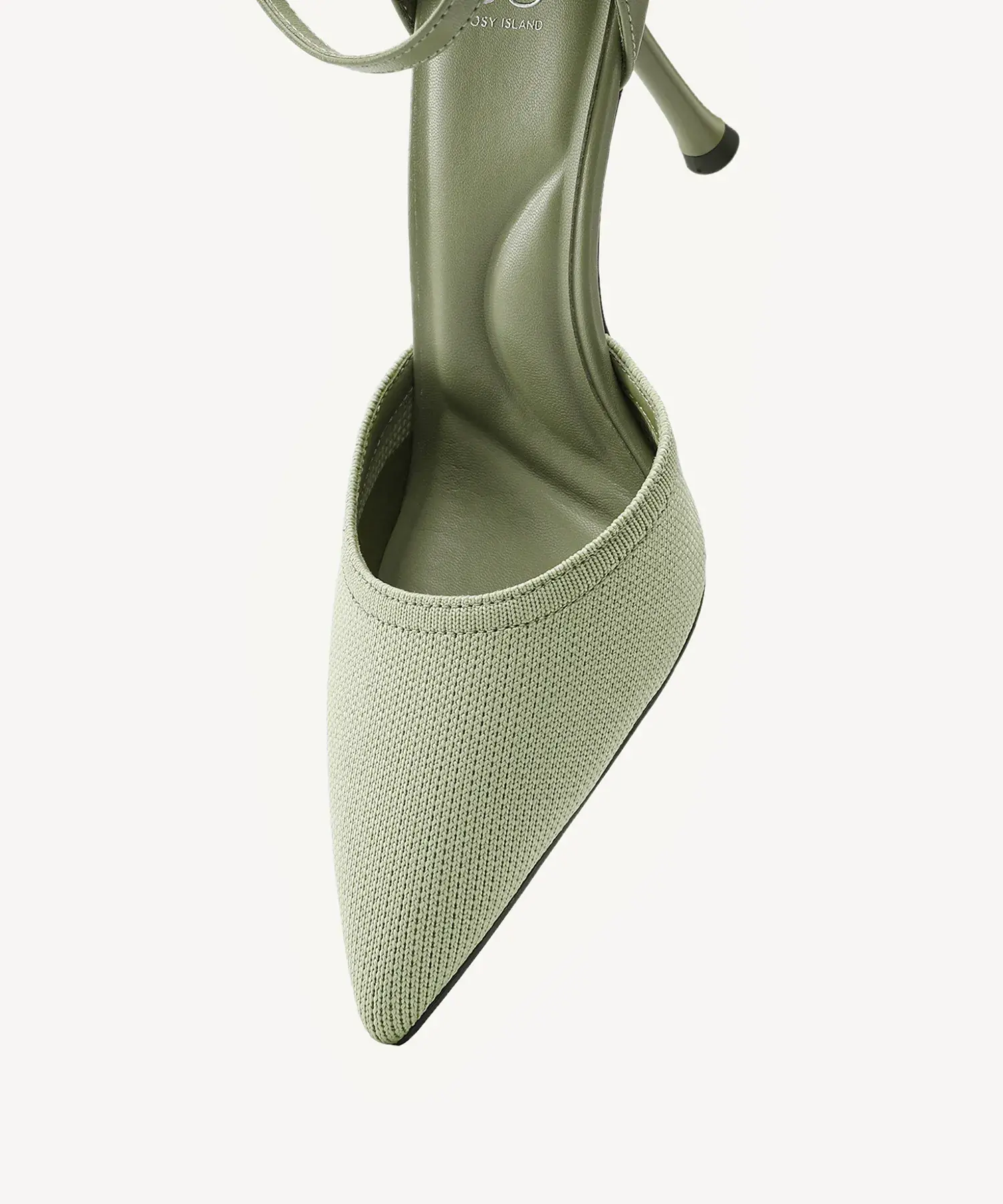 Bicolor Strapped Pointed Toe Stiletto Pump - Image 41