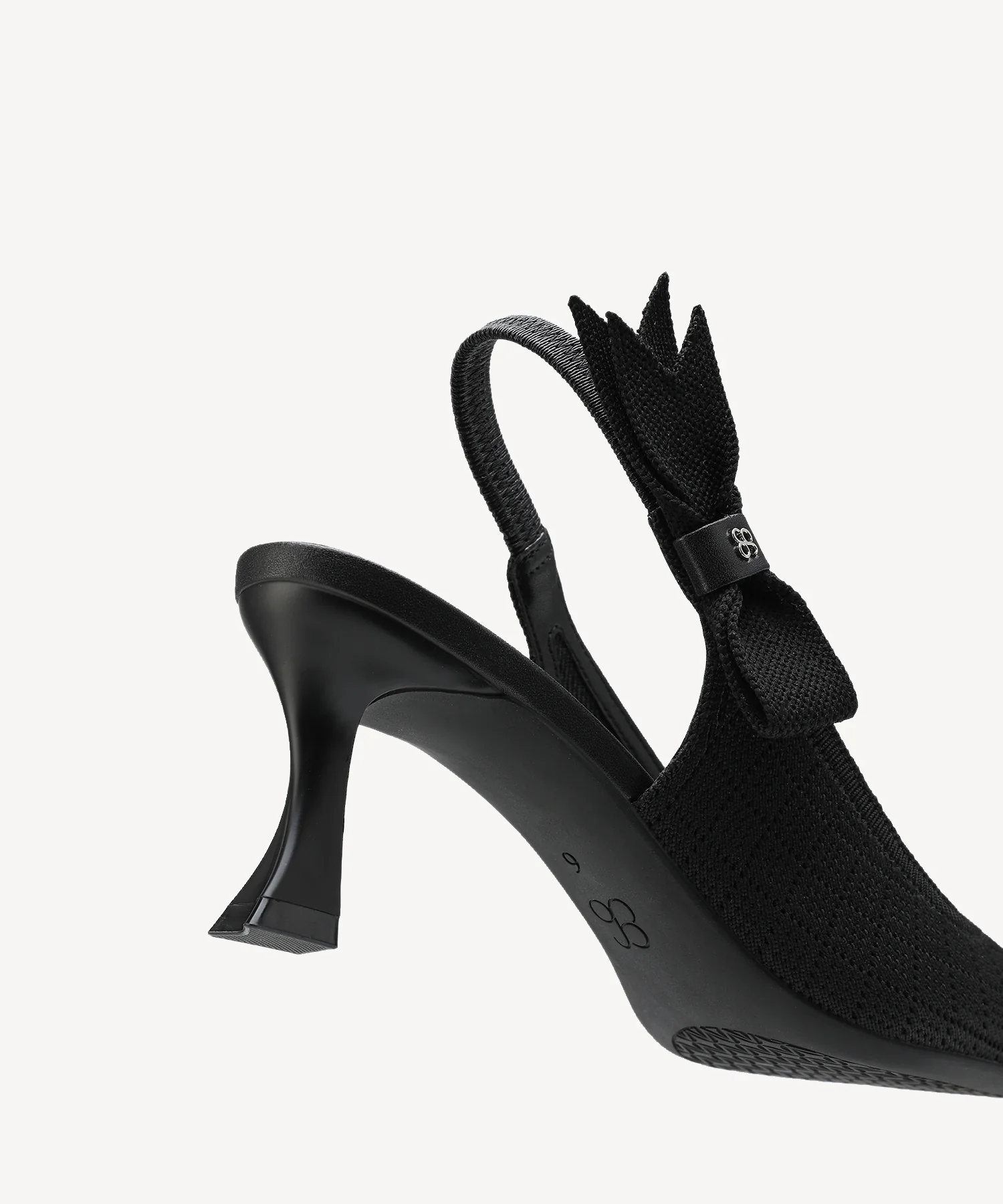 EverLush Bowknot Pointed Toe Heeled Slingback - Low Heeled - Image 11
