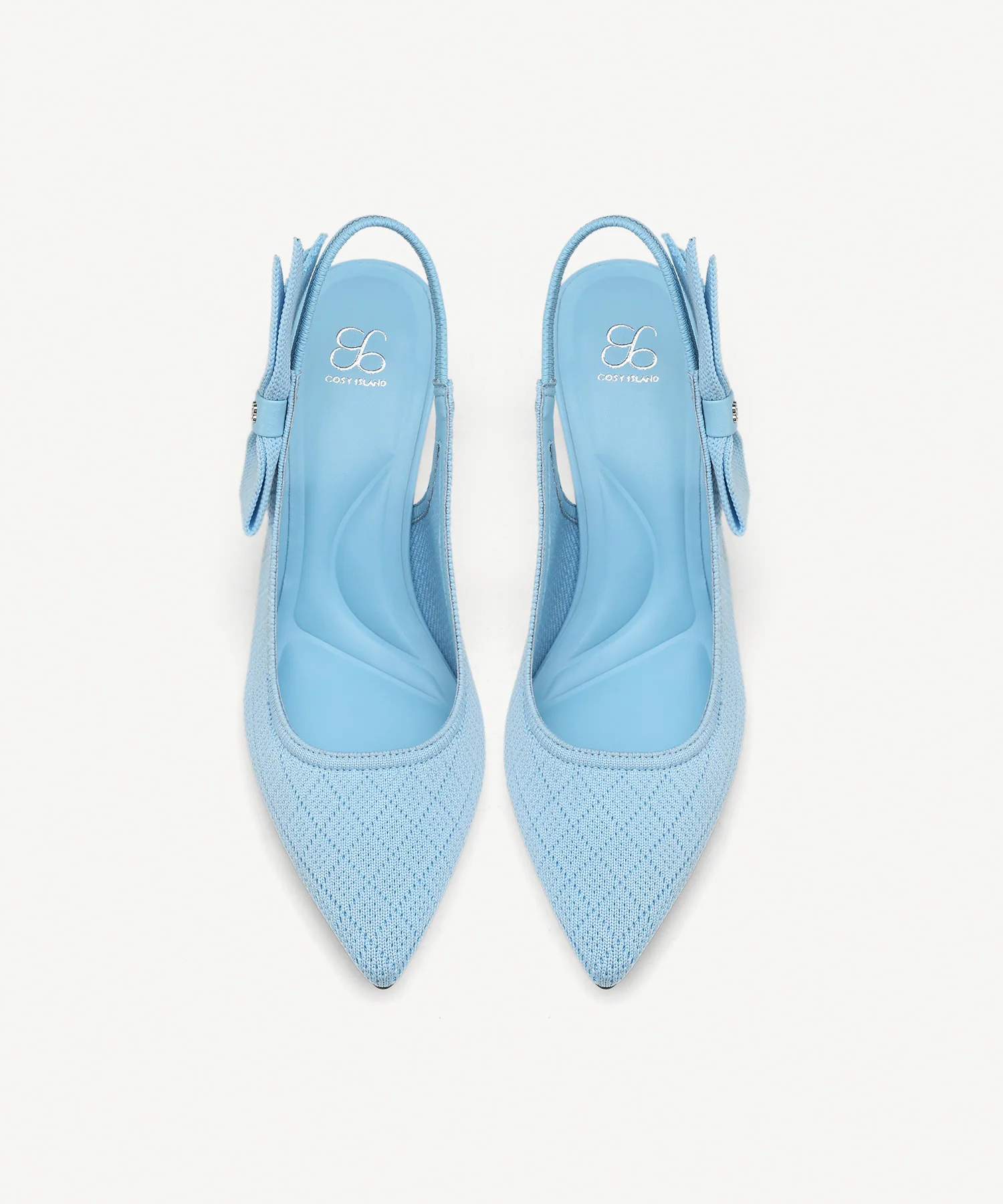 EverLush Bowknot Pointed Toe Heeled Slingback - Low Heeled - Image 20