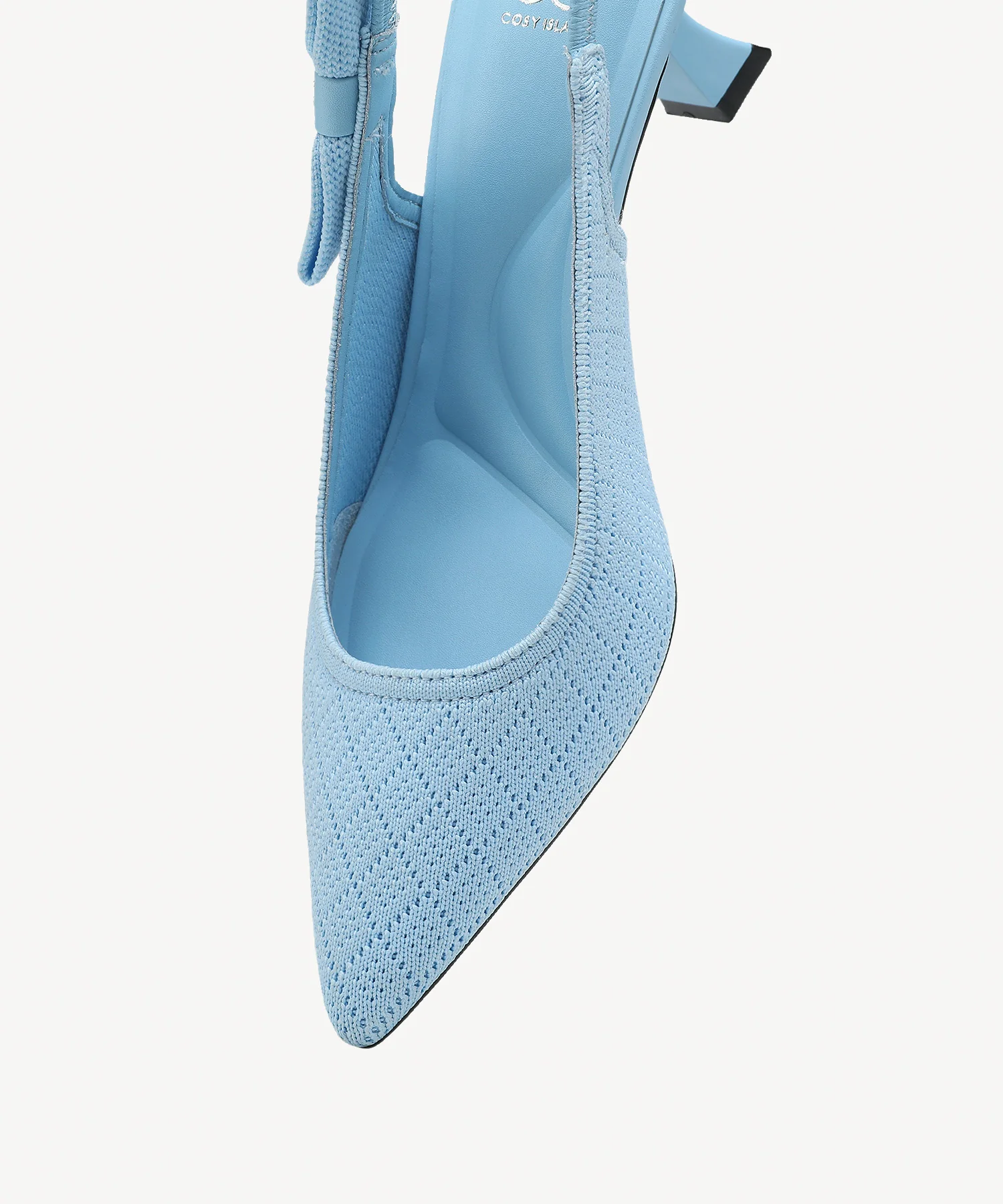 EverLush Bowknot Pointed Toe Heeled Slingback - Low Heeled - Image 22