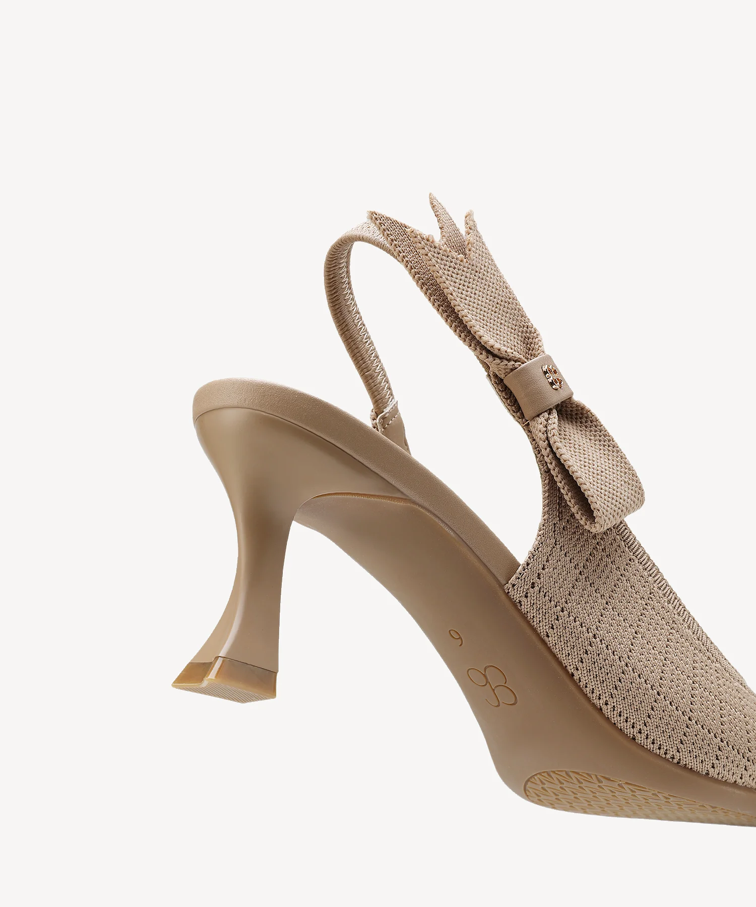 EverLush Bowknot Pointed Toe Heeled Slingback - Low Heeled - Image 5