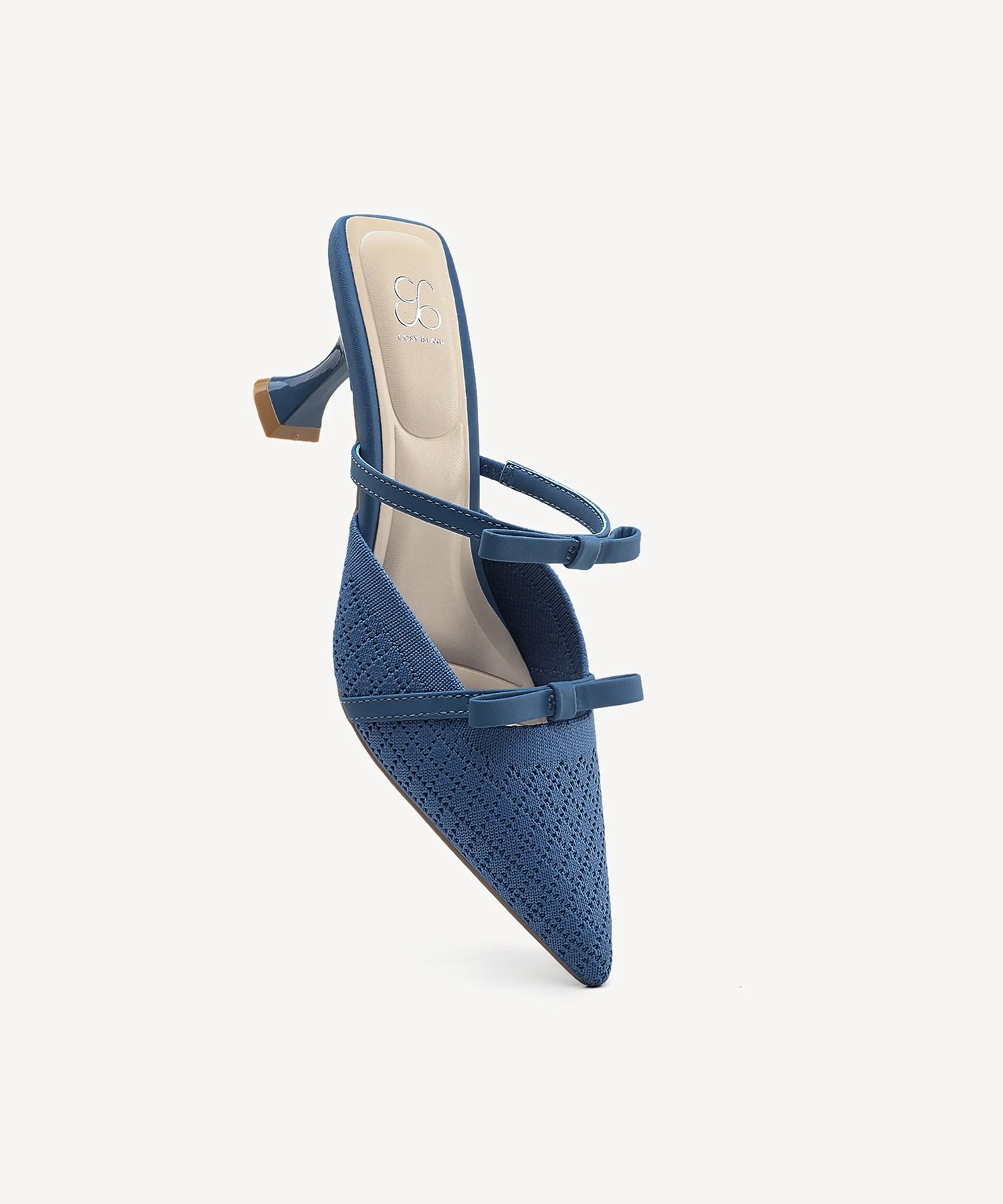 Bowtention Pointed Toe Heeled Mule - Image 25
