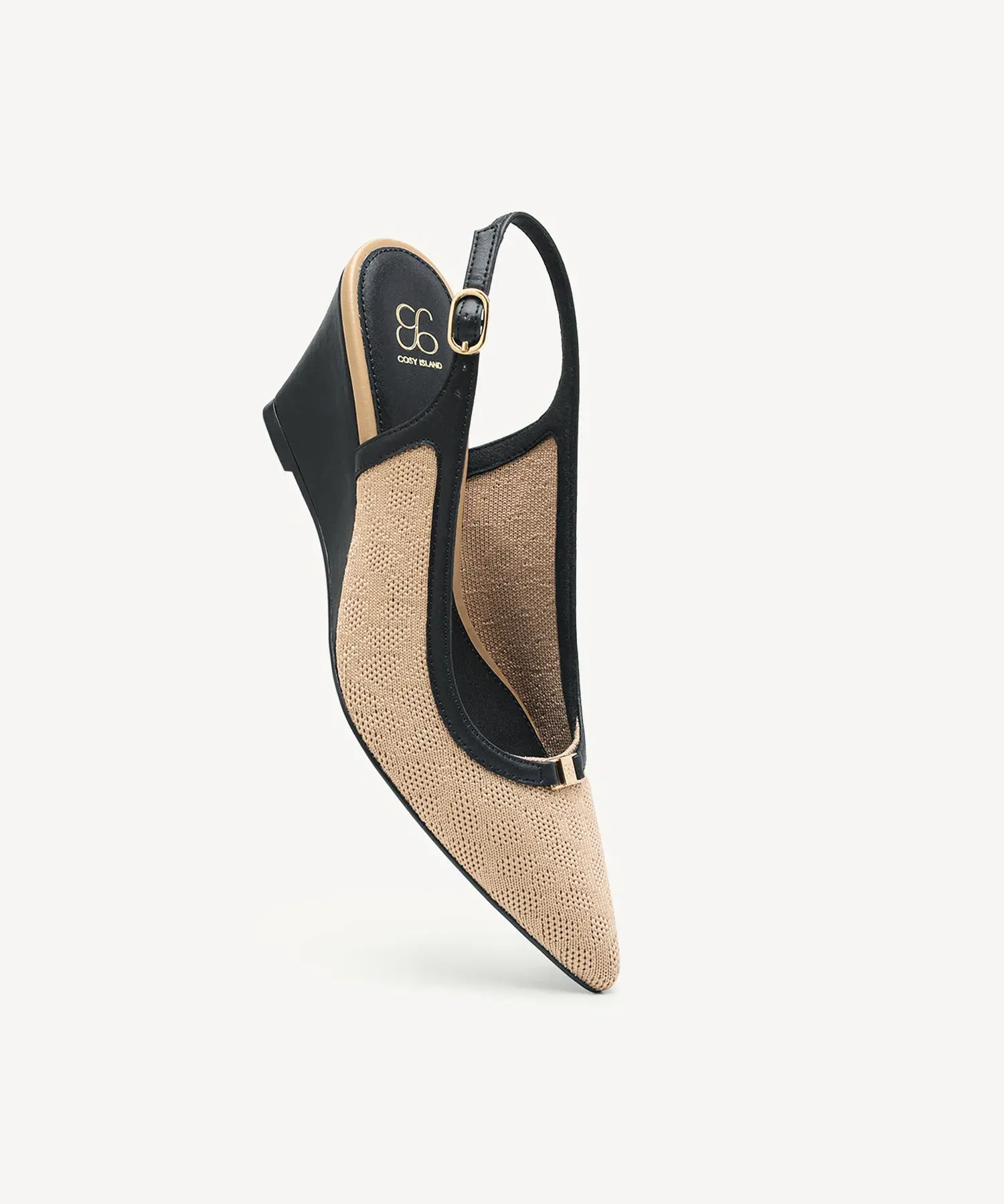 BreezeLift Pointed Toe Wedge Slingback - Image 3