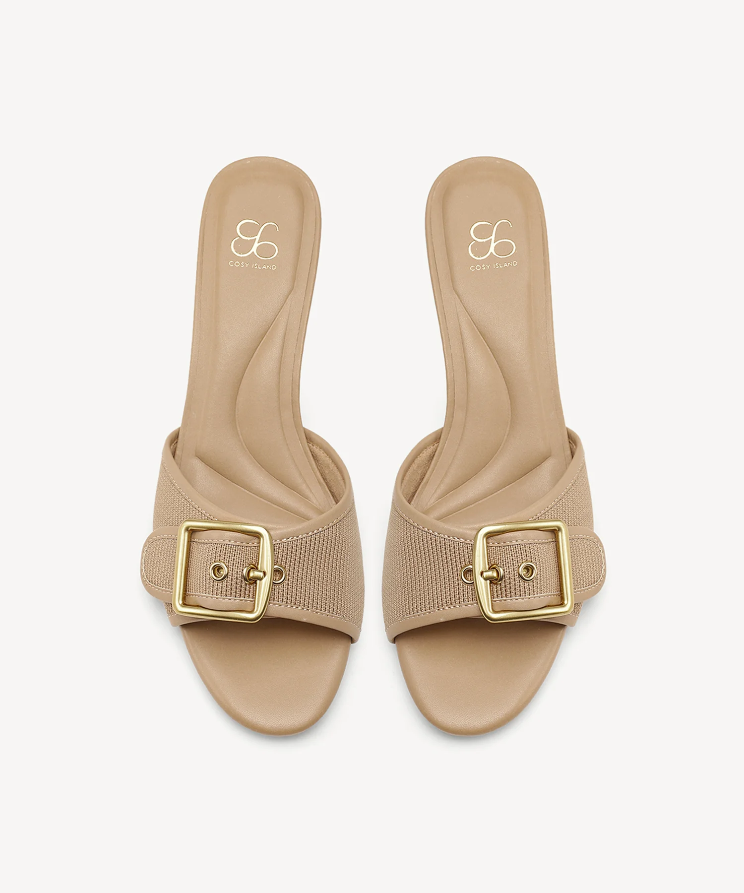 BuckleGrace Woven Kitten Heeled Sandal - Image 20
