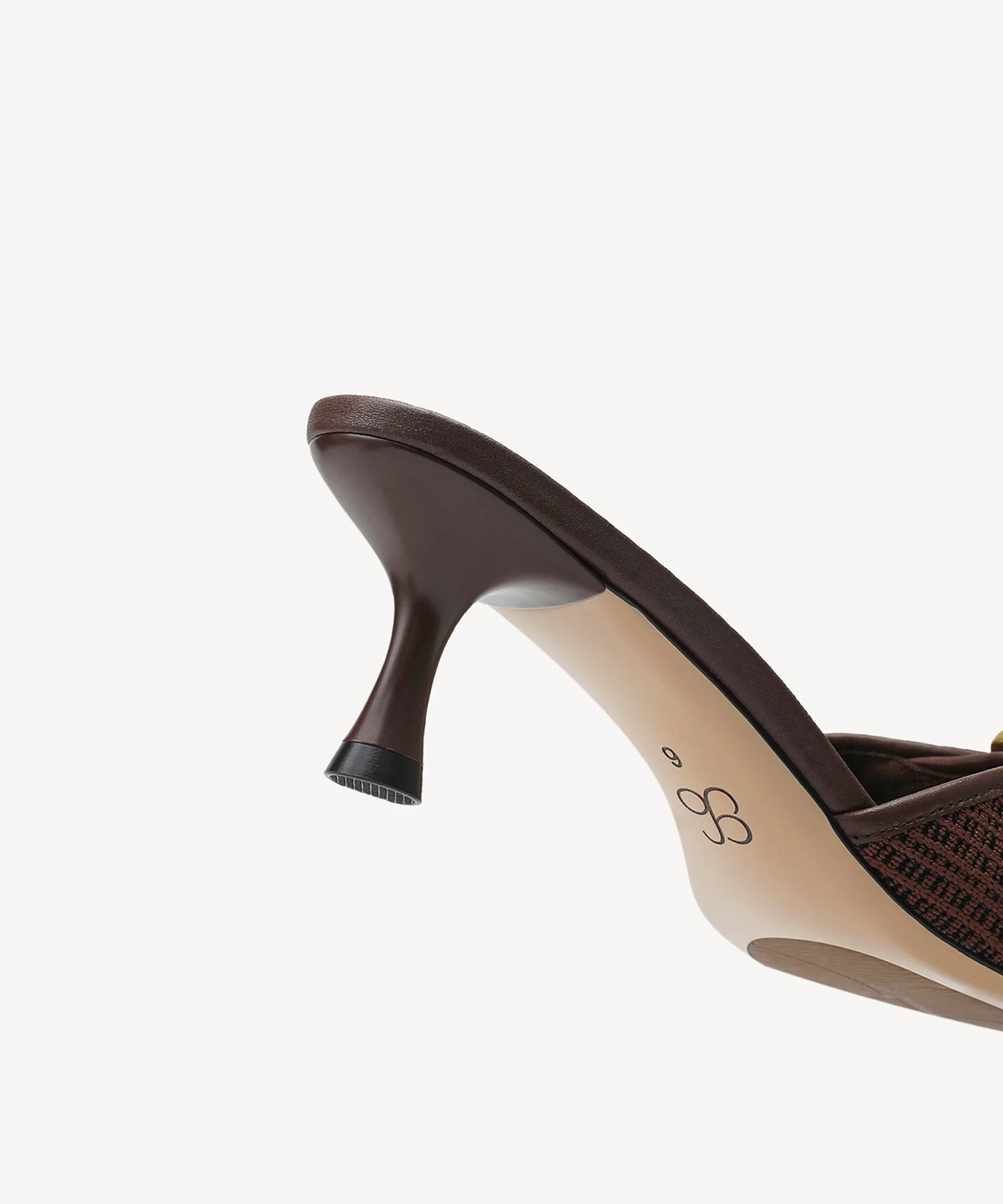 BuckleGrace Woven Kitten Heeled Sandal - Image 11