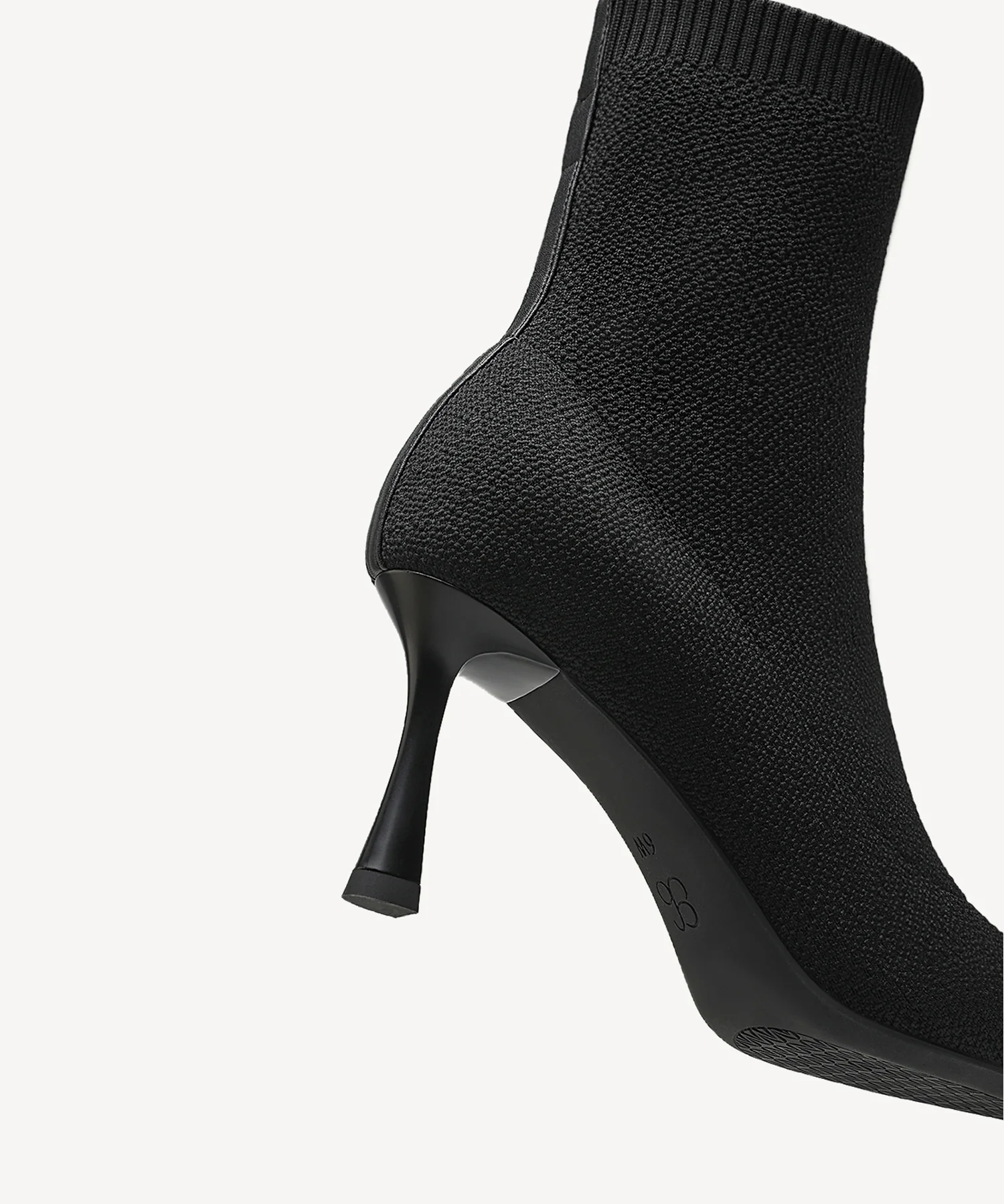 CloudMile Minimalist Pointed Toe Sock Ankle Boot - 2X Wide - Image 11