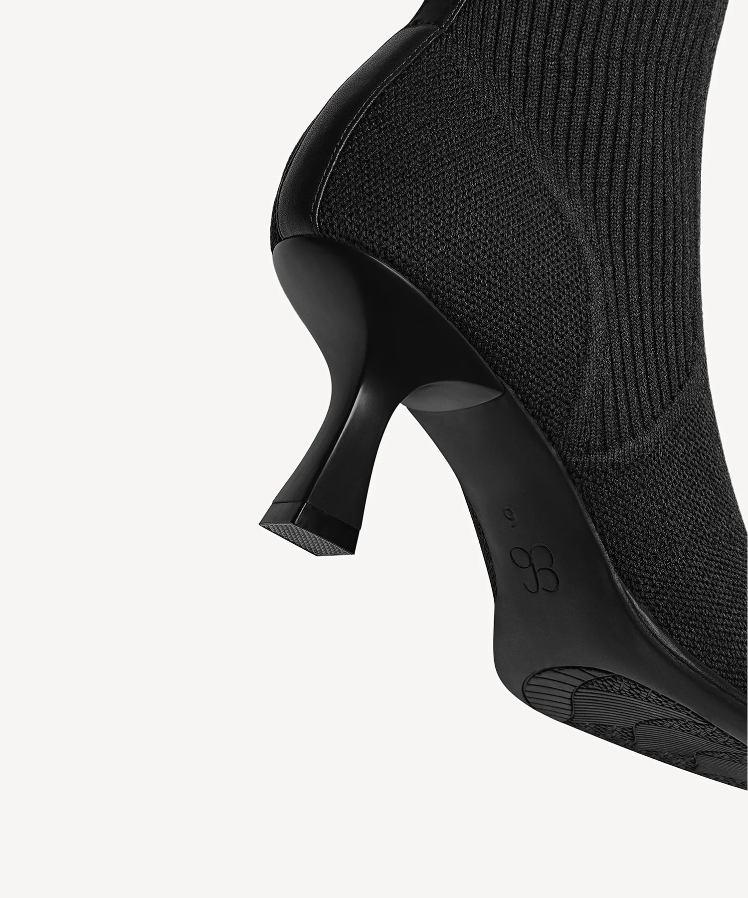 Elegliss Square Toe Sock Ankle Boot - Image 11