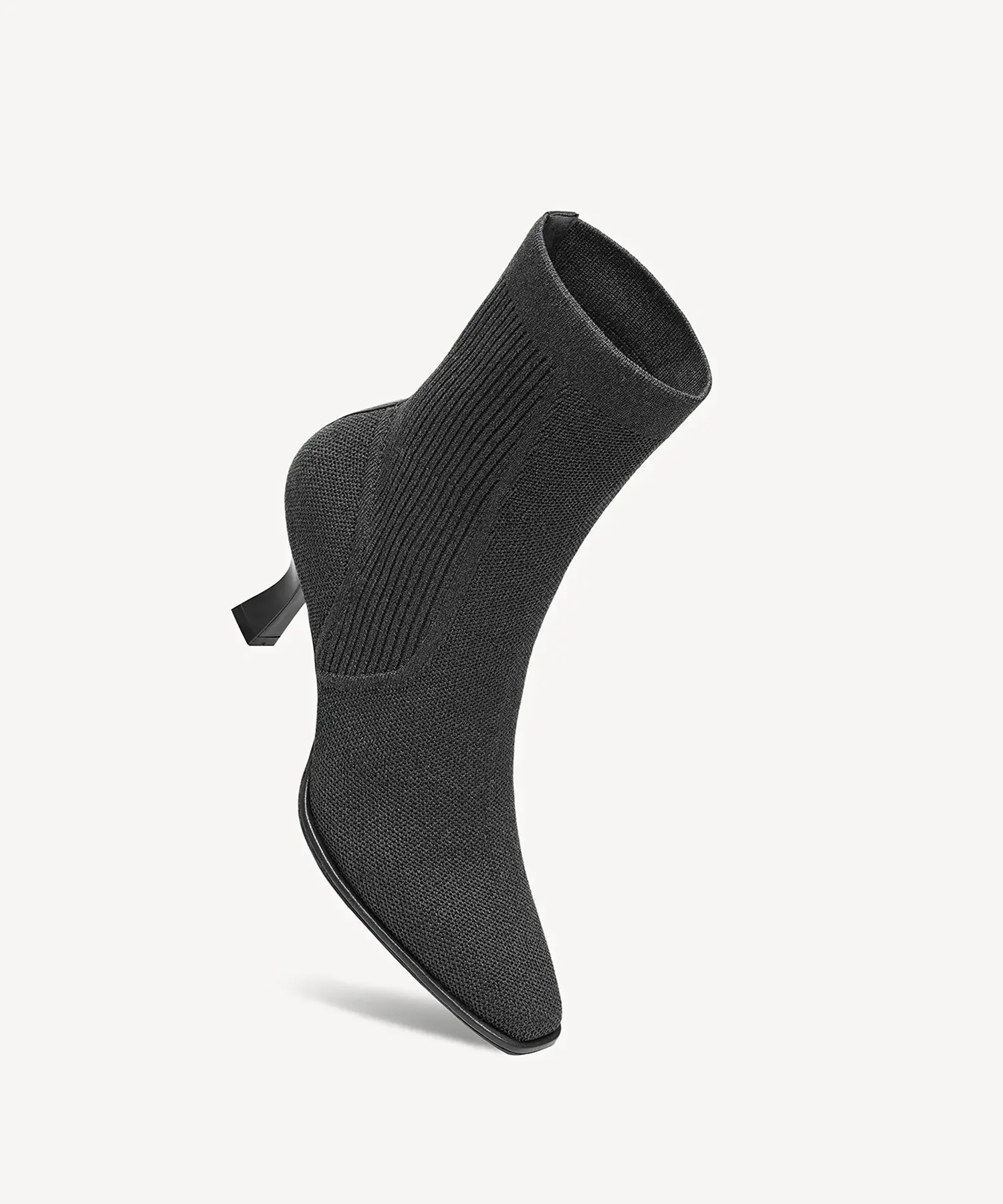 Elegliss Square Toe Sock Ankle Boot - Image 15