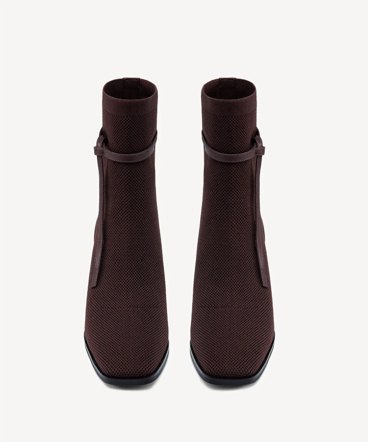 AmberGlow Square Toe Heeled Ankle Boot - Image 7