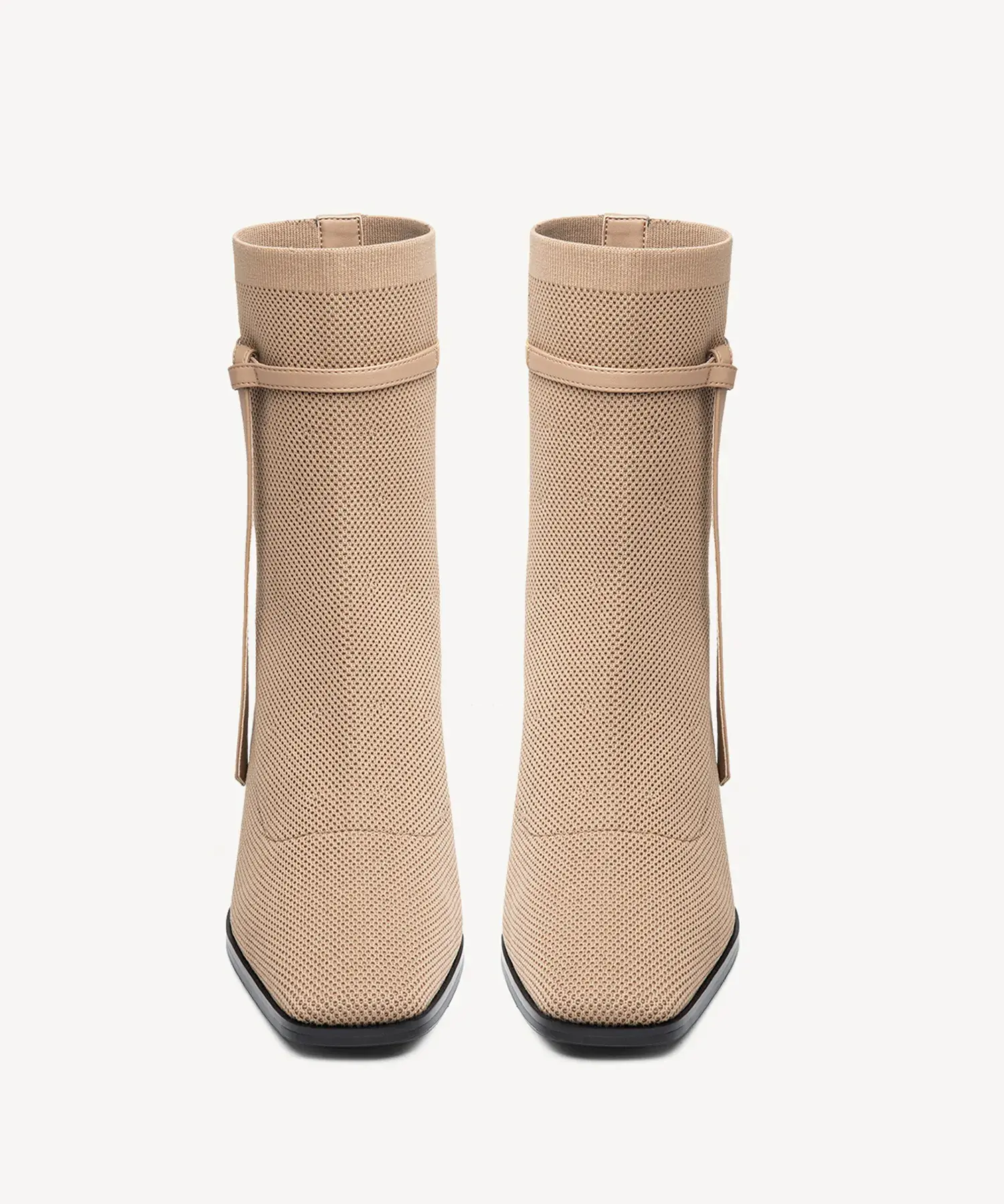 AmberGlow Square Toe Heeled Ankle Boot - Image 29
