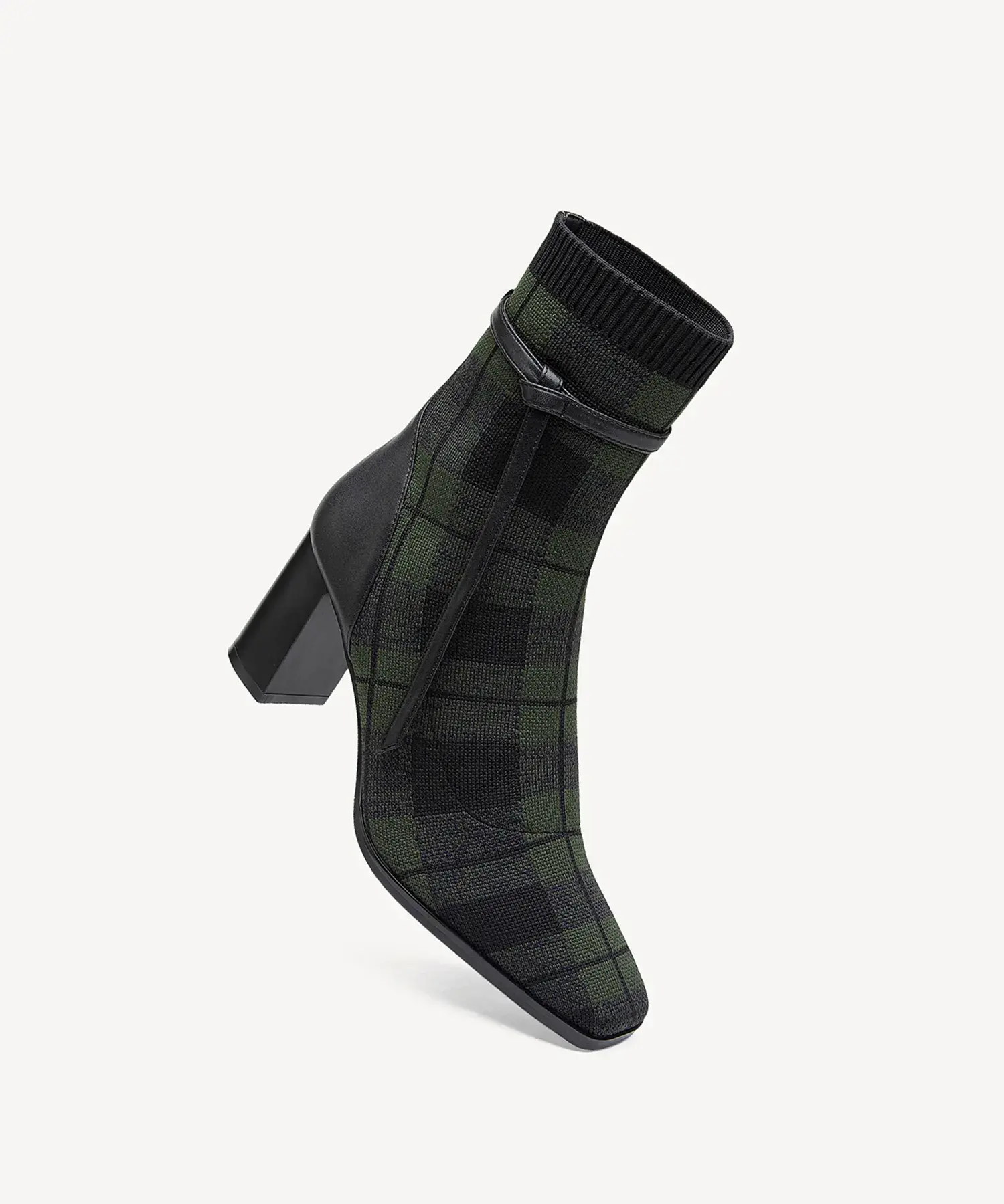 AmberGlow Square Toe Heeled Ankle Boot - Image 19