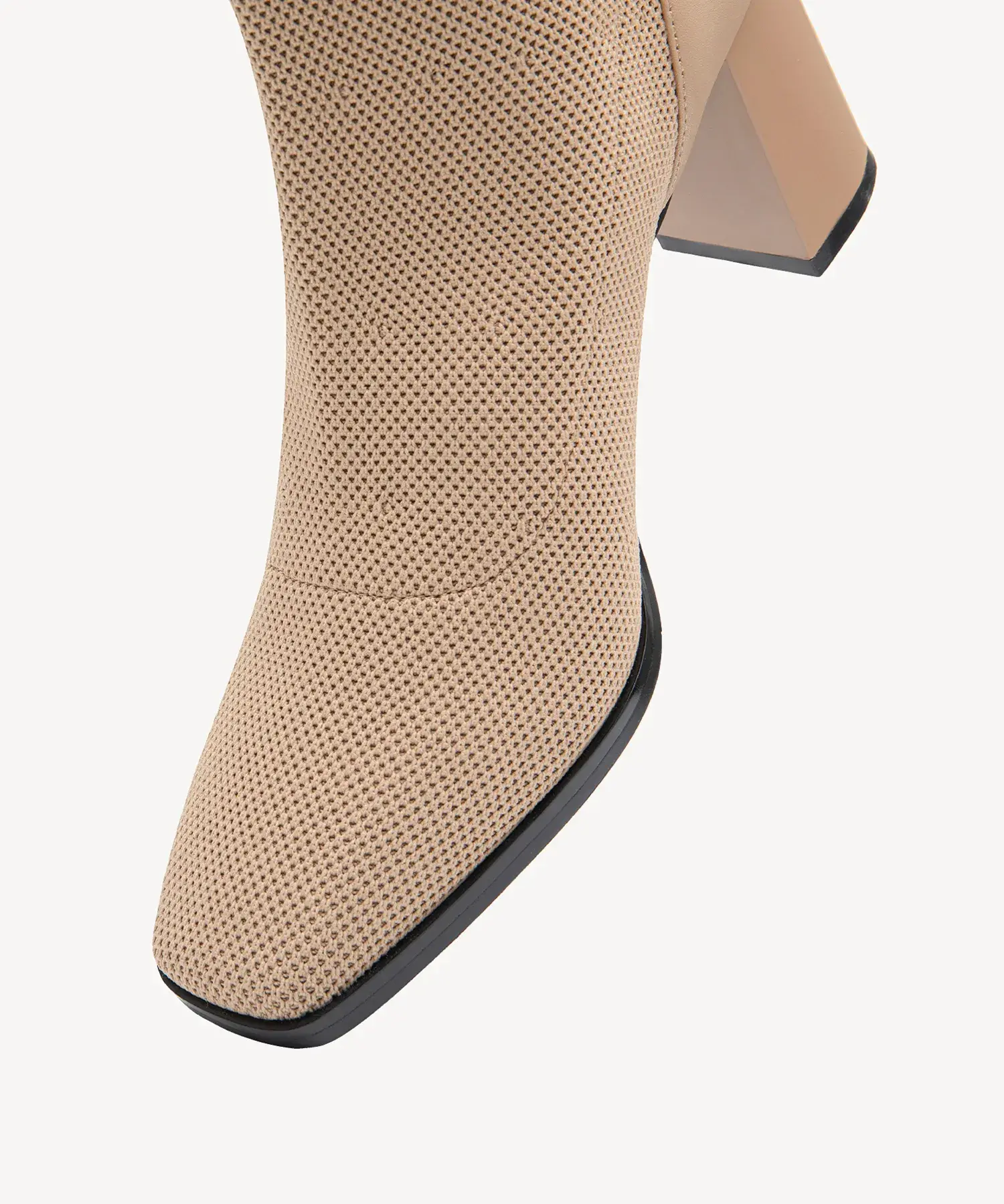 AmberGlow Square Toe Heeled Ankle Boot - Image 31