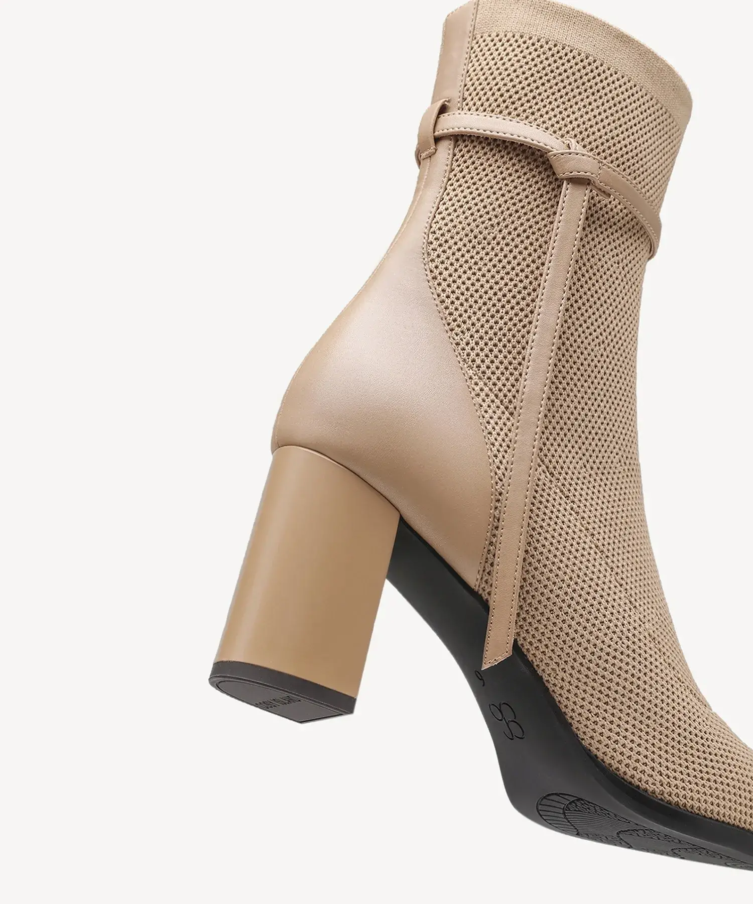 AmberGlow Square Toe Heeled Ankle Boot - Image 32