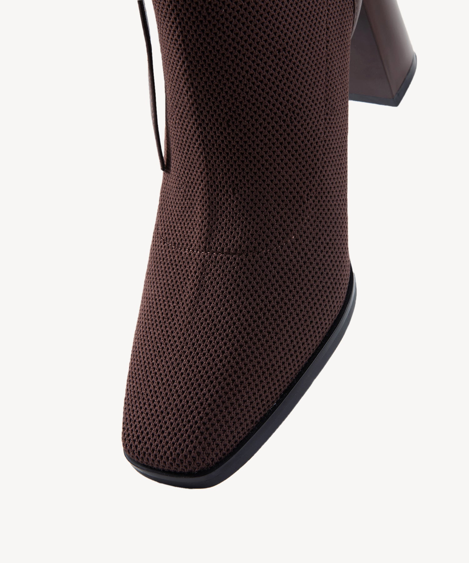 AmberGlow Square Toe Heeled Ankle Boot - Image 14
