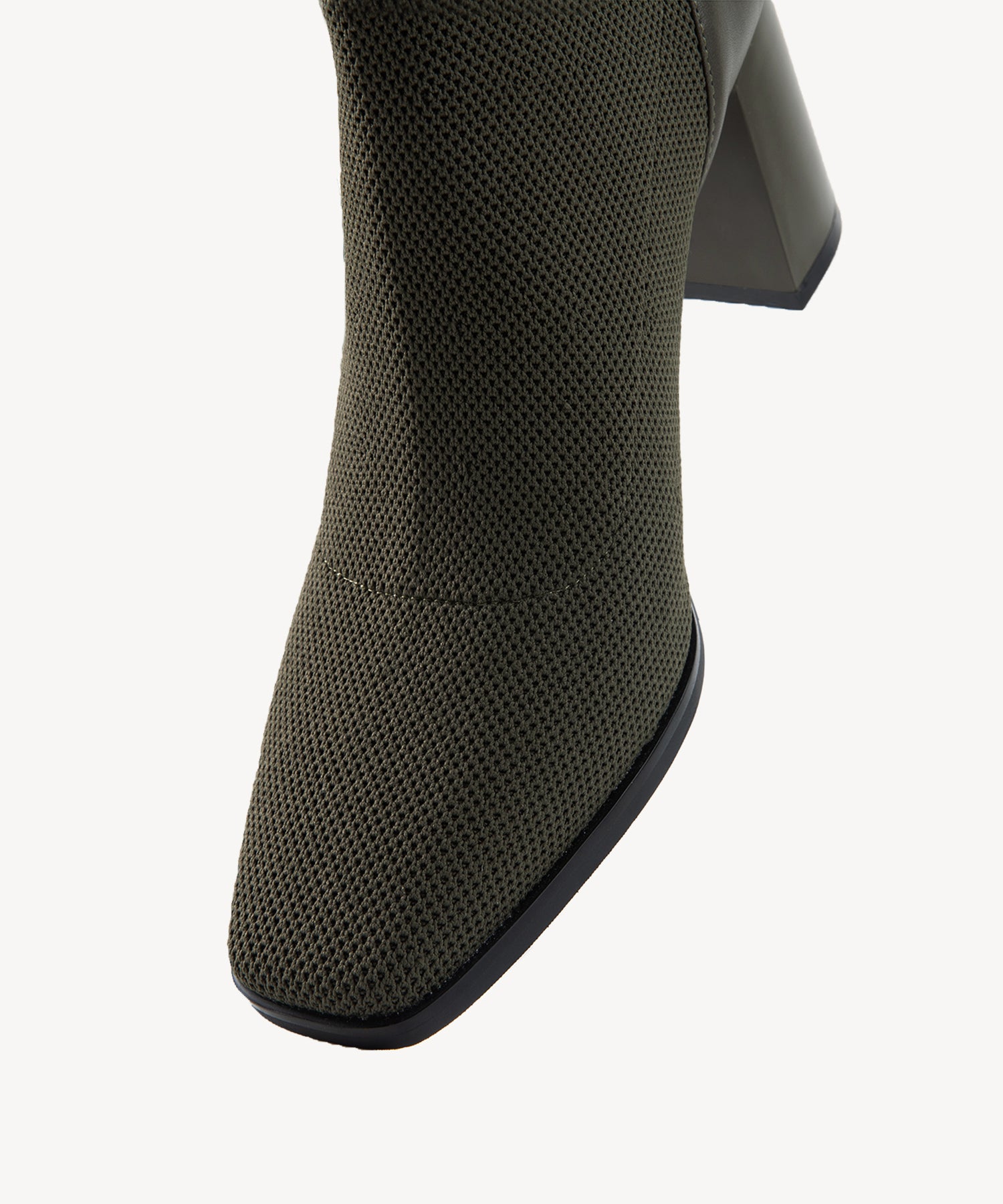 AmberGlow Square Toe Heeled Ankle Boot - Image 19