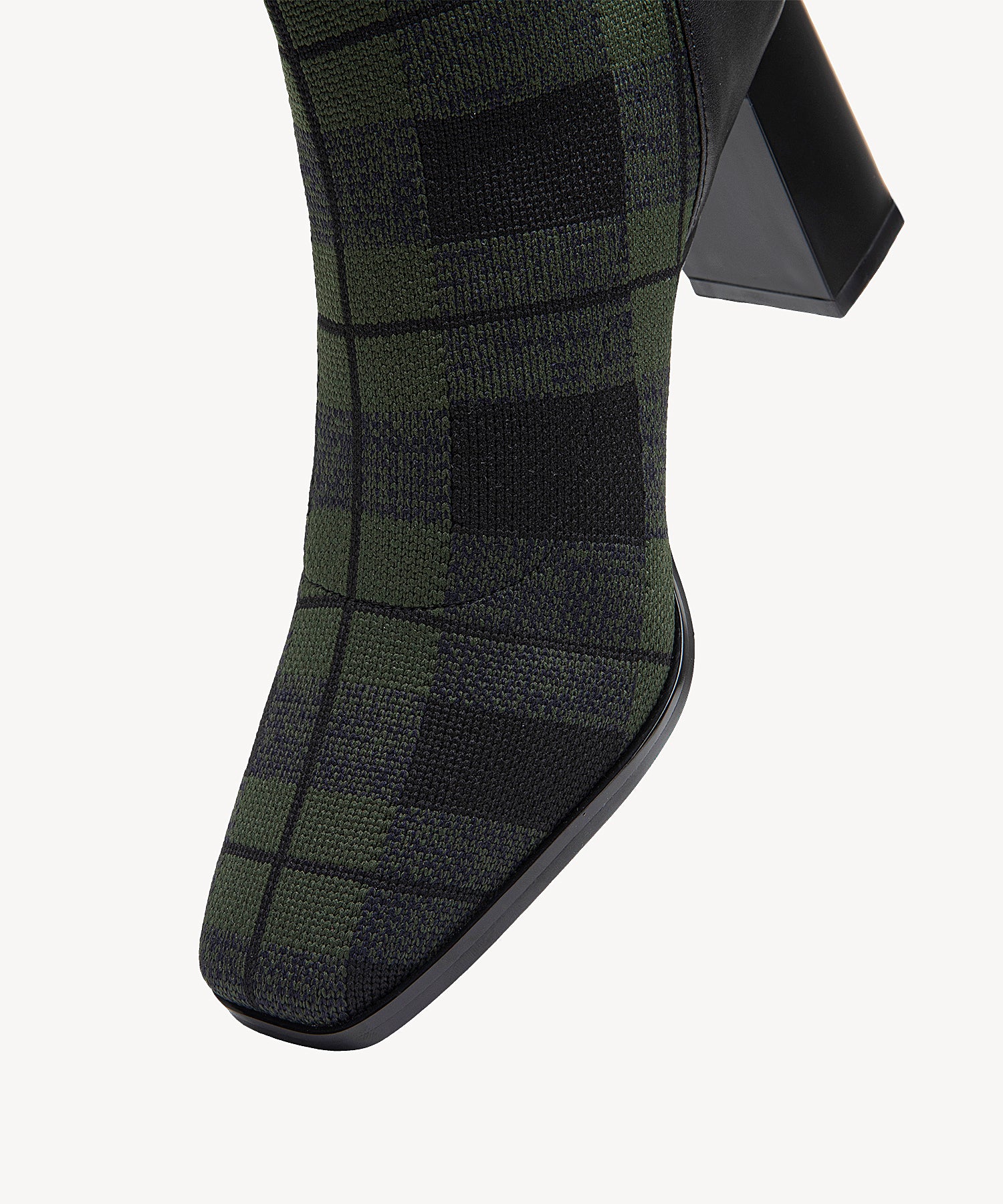 AmberGlow Square Toe Heeled Ankle Boot - Image 24