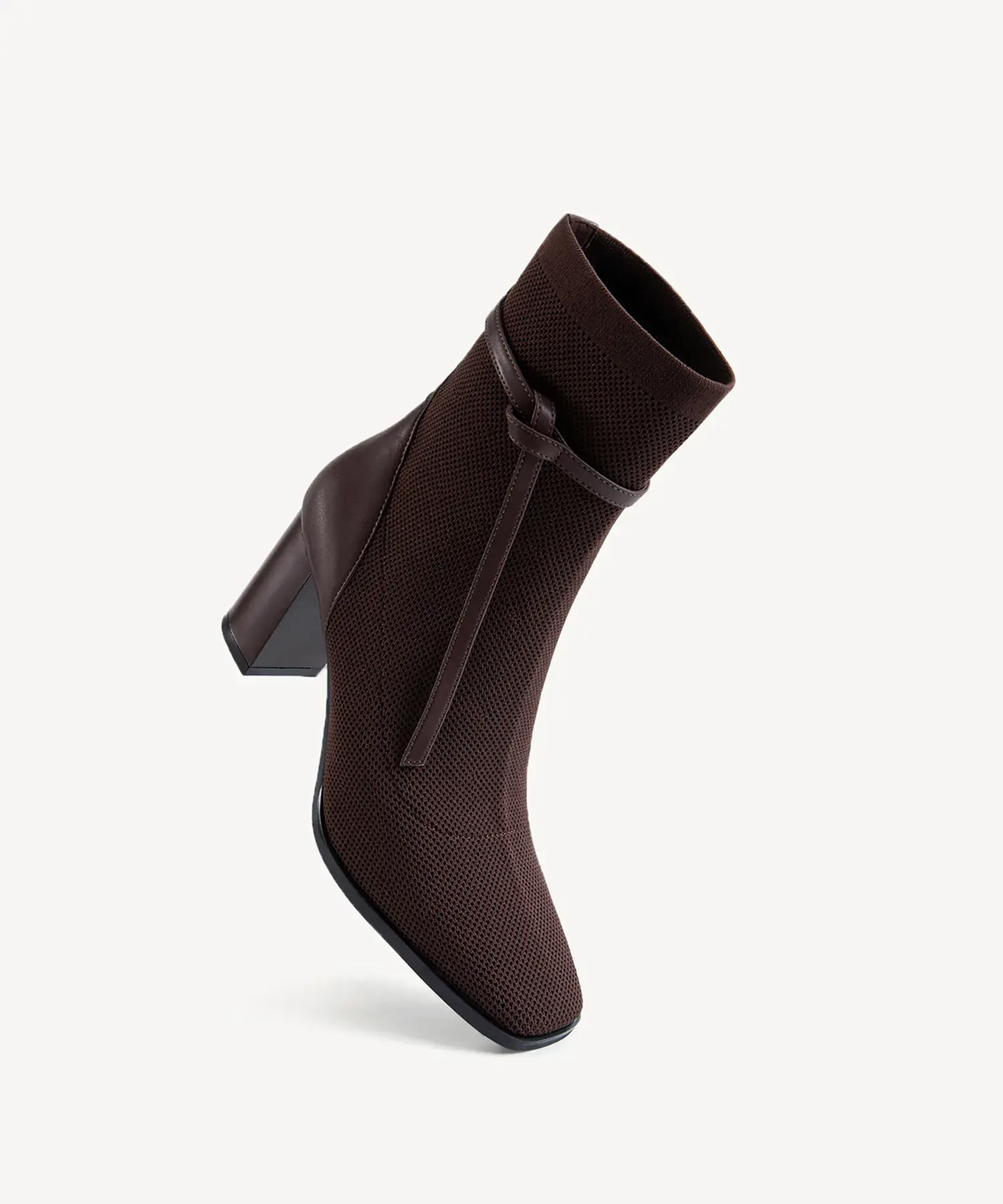 AmberGlow Square Toe Heeled Ankle Boot - Ultra Warm - Image 15