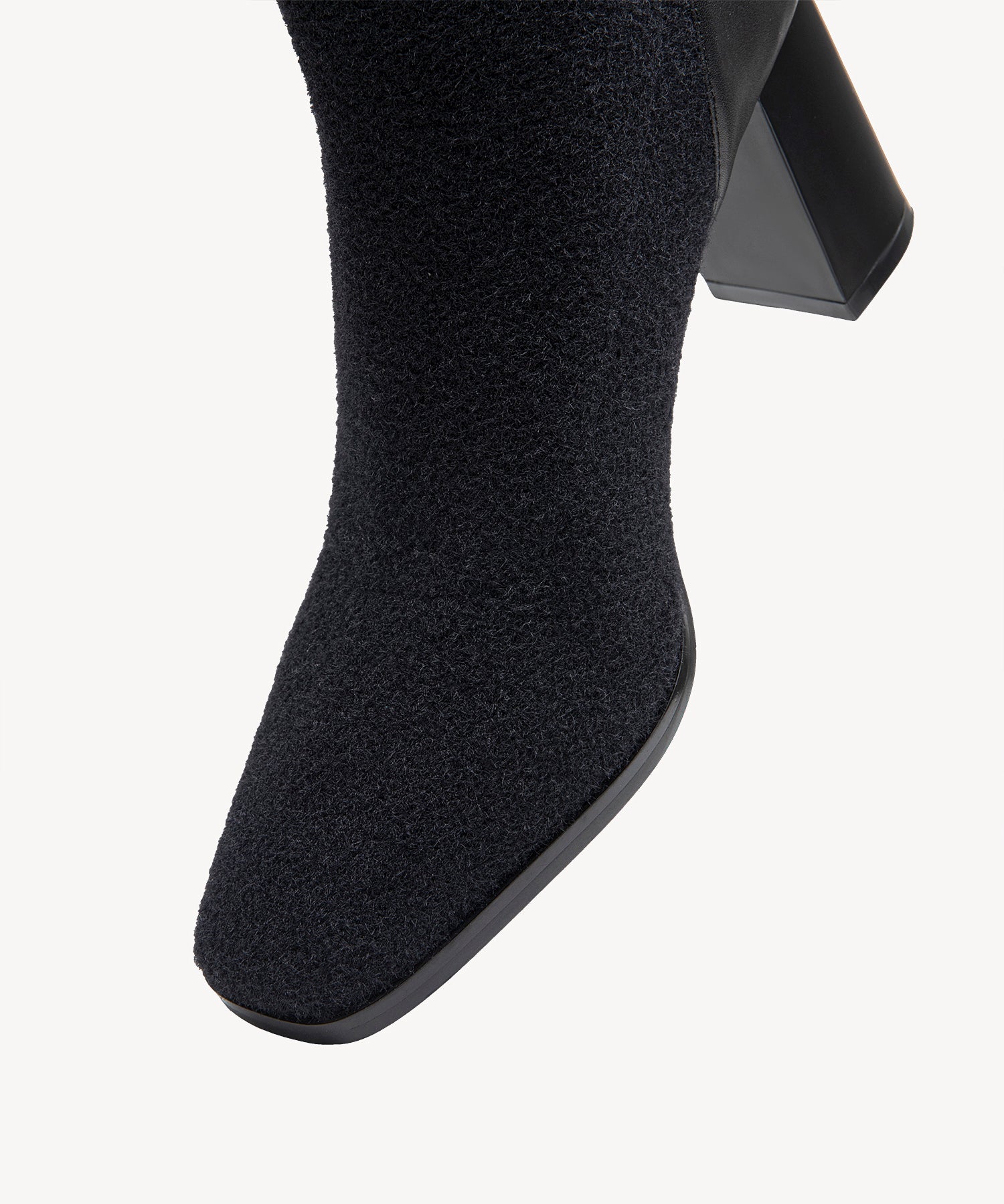 AmberGlow Square Toe Heeled Ankle Boot - Ultra Warm - Image 5