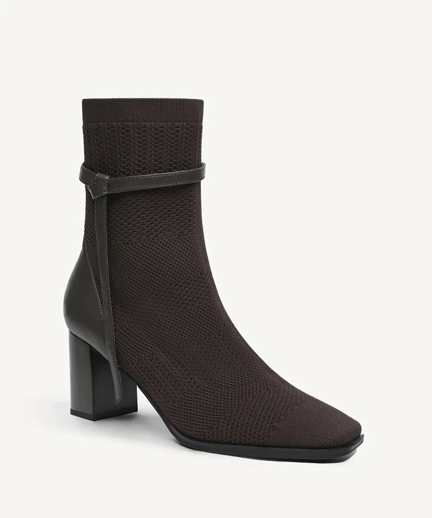 AmberGlow Square Toe Heeled Ankle Boot - Ultra Warm - Image 26