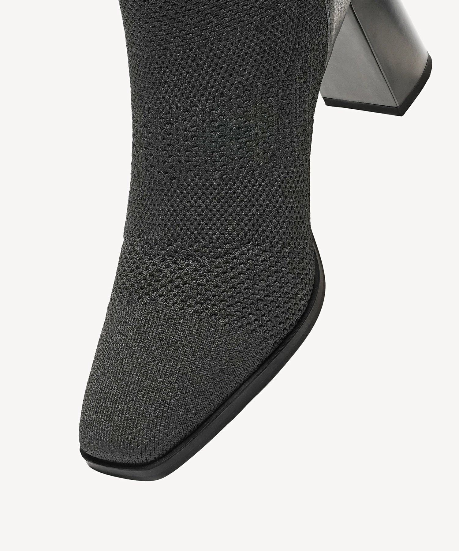 AmberGlow Square Toe Heeled Ankle Boot - Ultra Warm - Image 37