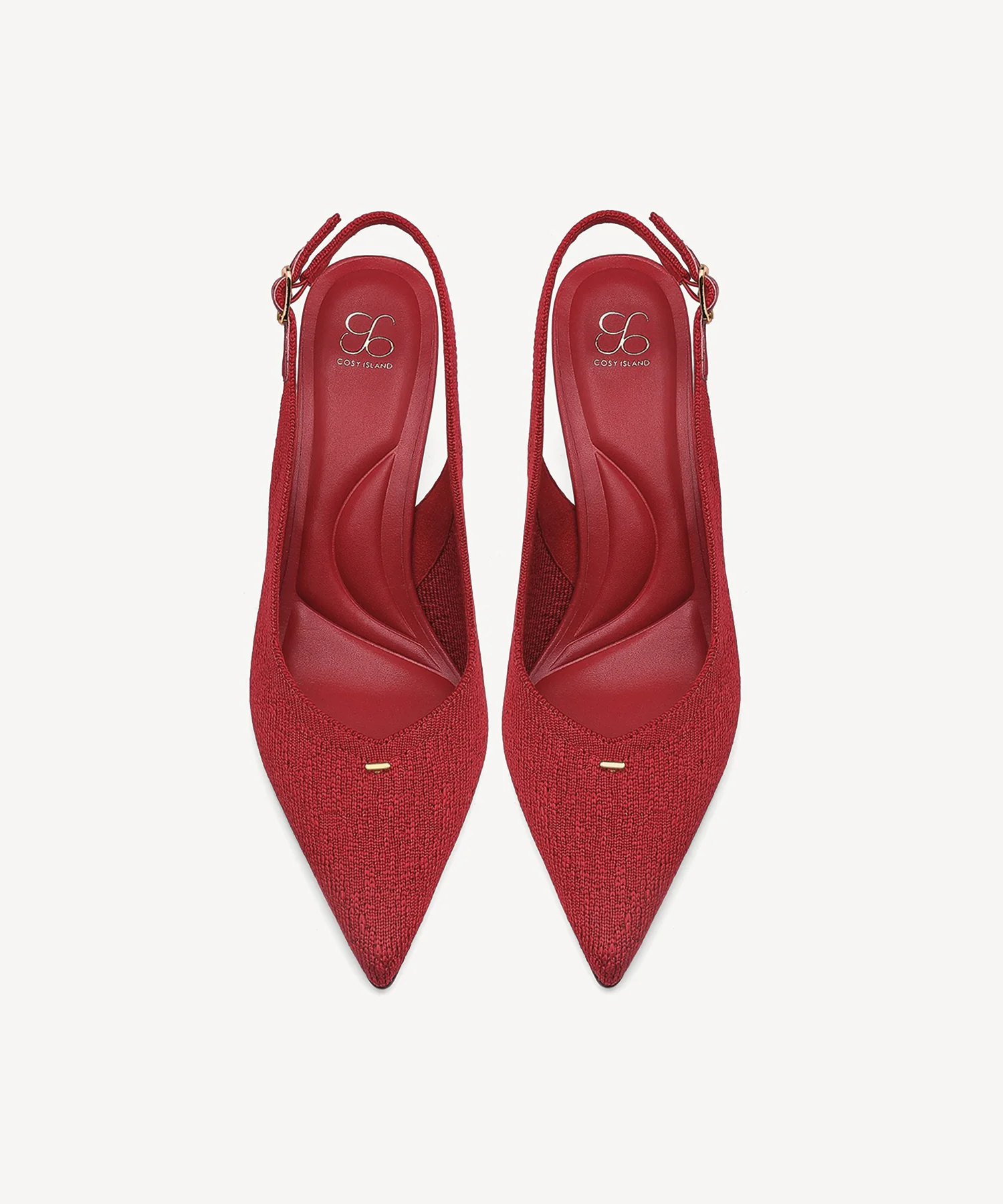 Contour V-Luxe Pointed Toe Heeled Slingback - Image 14