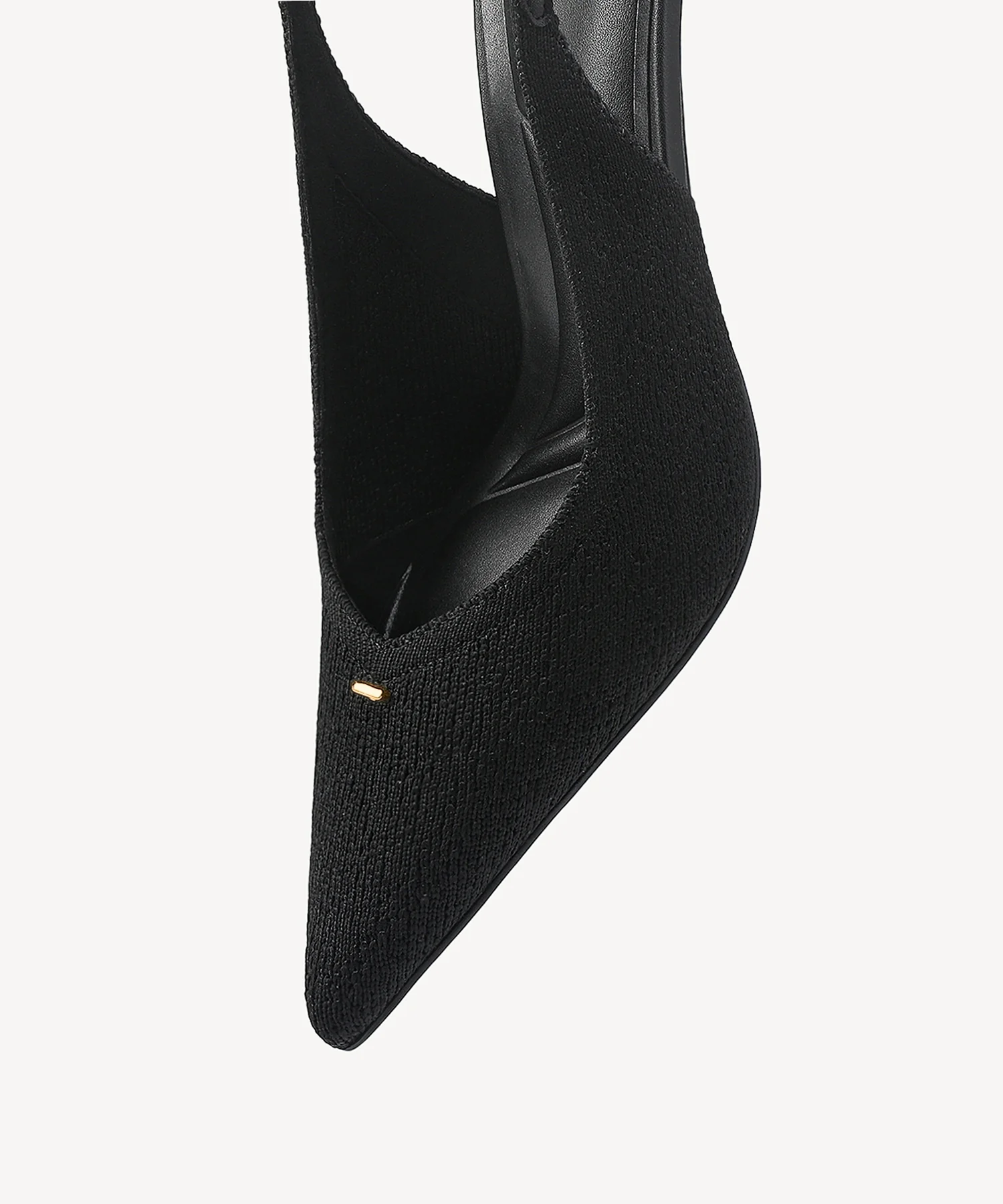 Contour V-Luxe Pointed Toe Heeled Slingback - Image 4