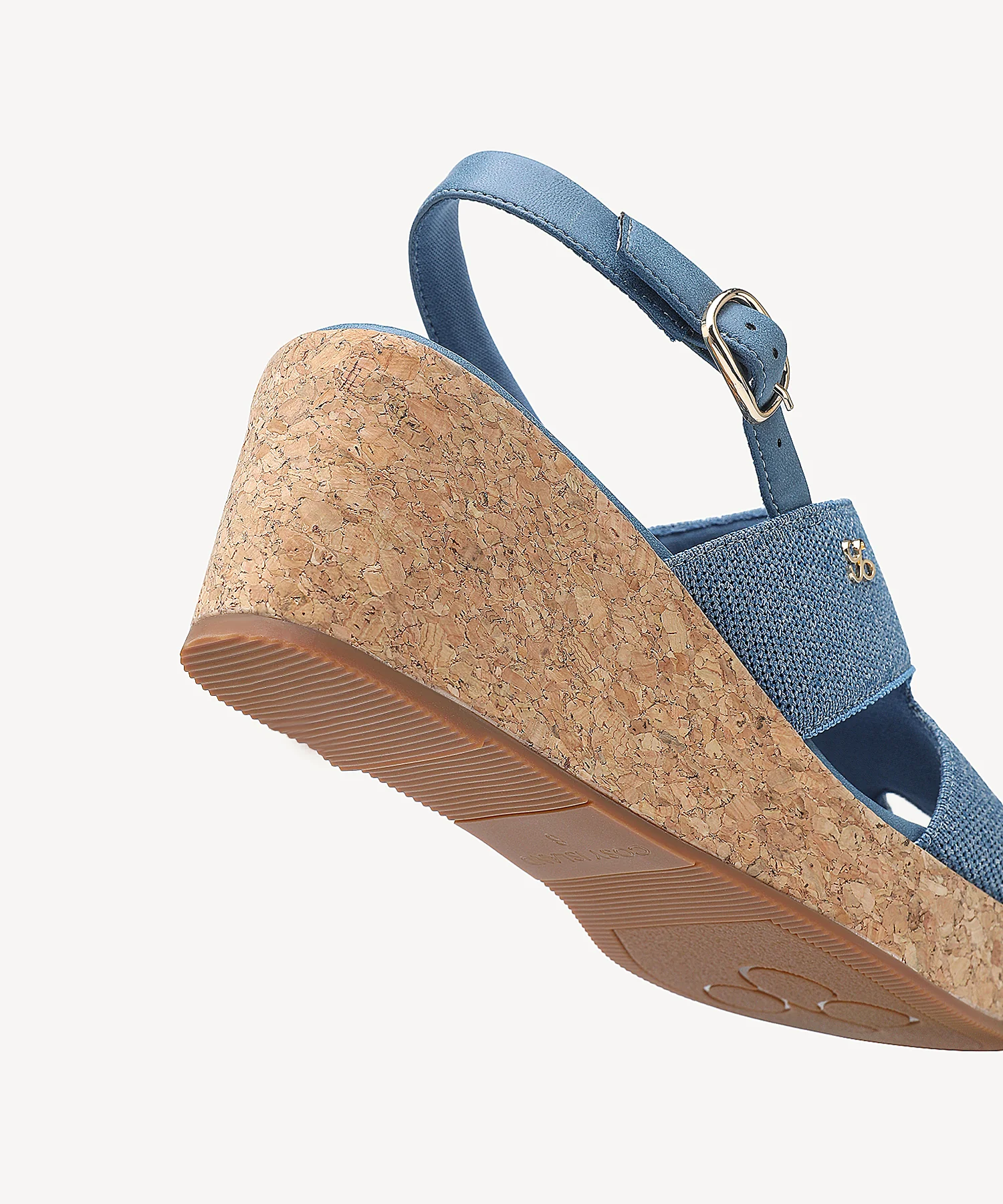 CorkLuxe H-Band Square Toe Wedge Sandal - Image 5