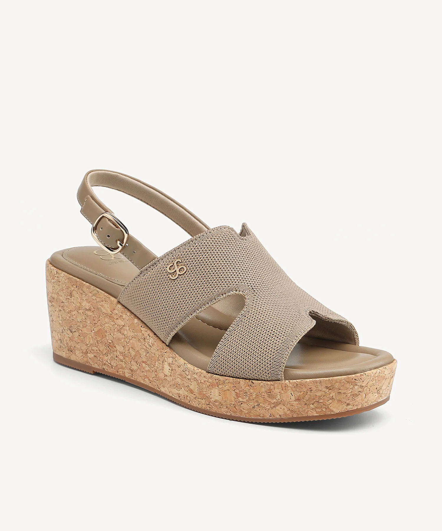 CorkLuxe H-Band Square Toe Wedge Sandal - Image 7