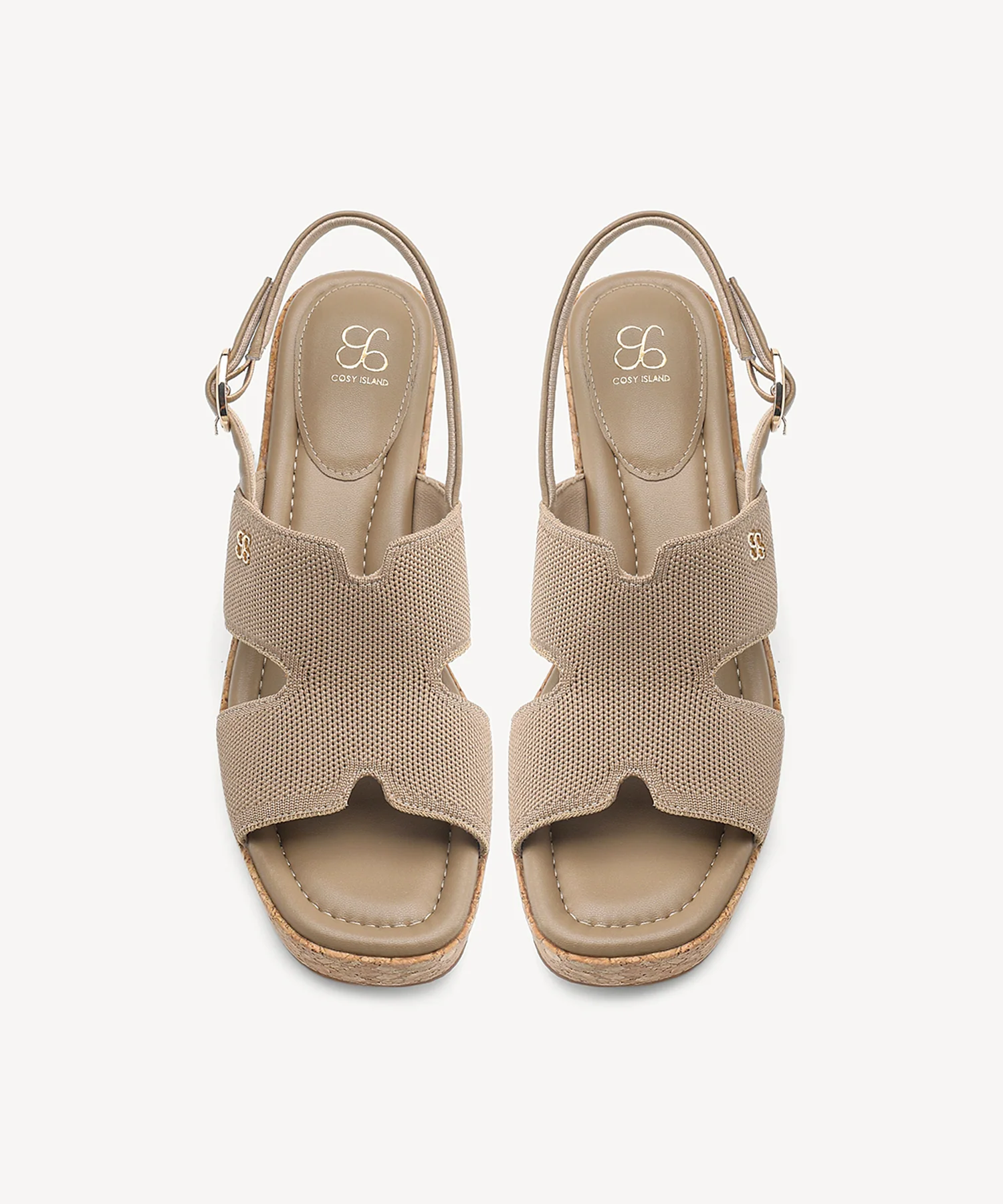 CorkLuxe H-Band Square Toe Wedge Sandal - Image 8