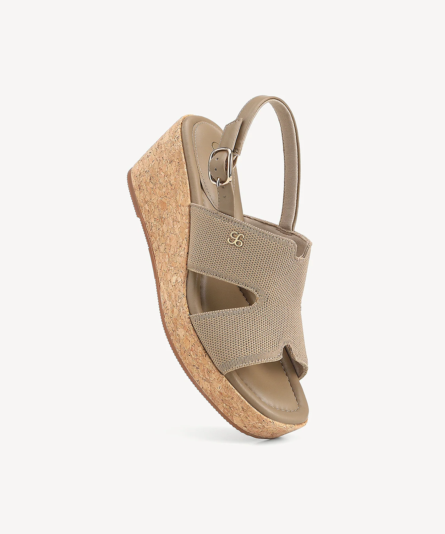 CorkLuxe H-Band Square Toe Wedge Sandal - Image 9
