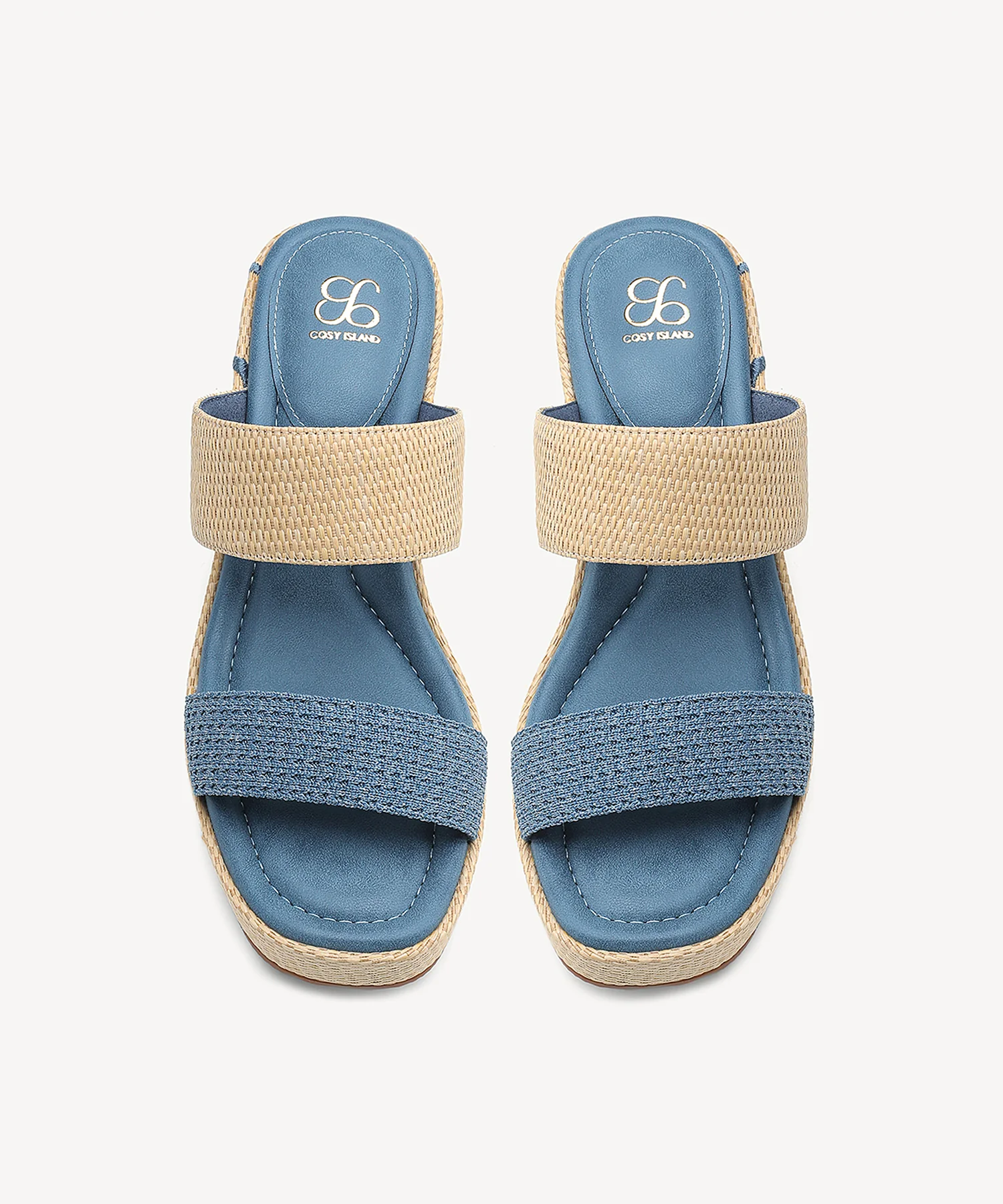 CrestWedge Double Strap Espadrilles Sandal - Image 14